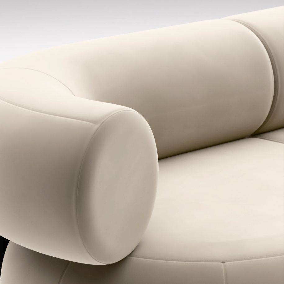 Fat upholstered modular corner