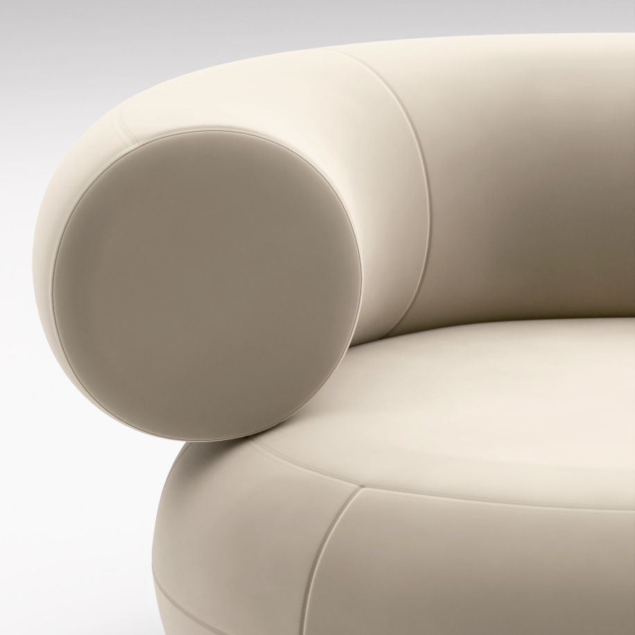 Fat upholstered modular corner
