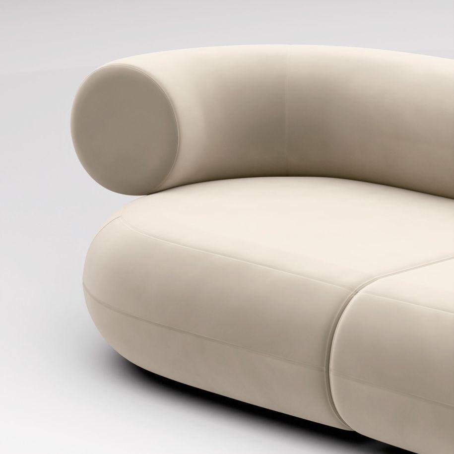 Fat upholstered modular corner
