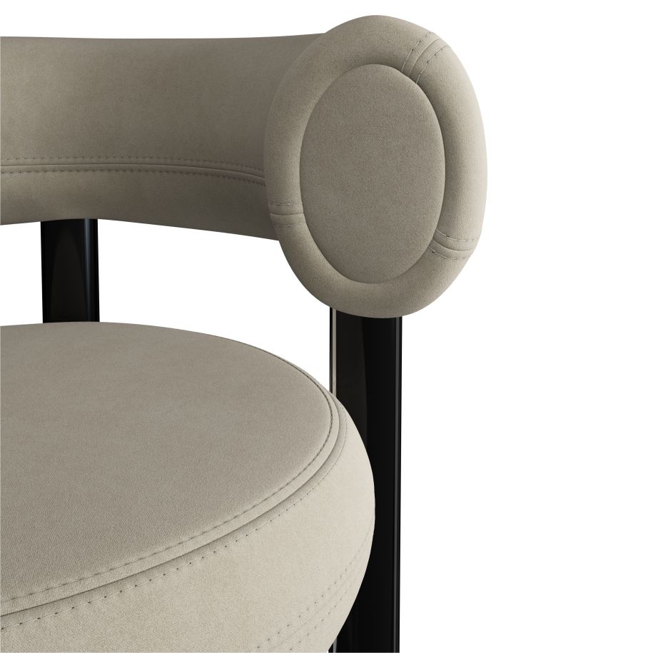 Fat Steel Bar Chair