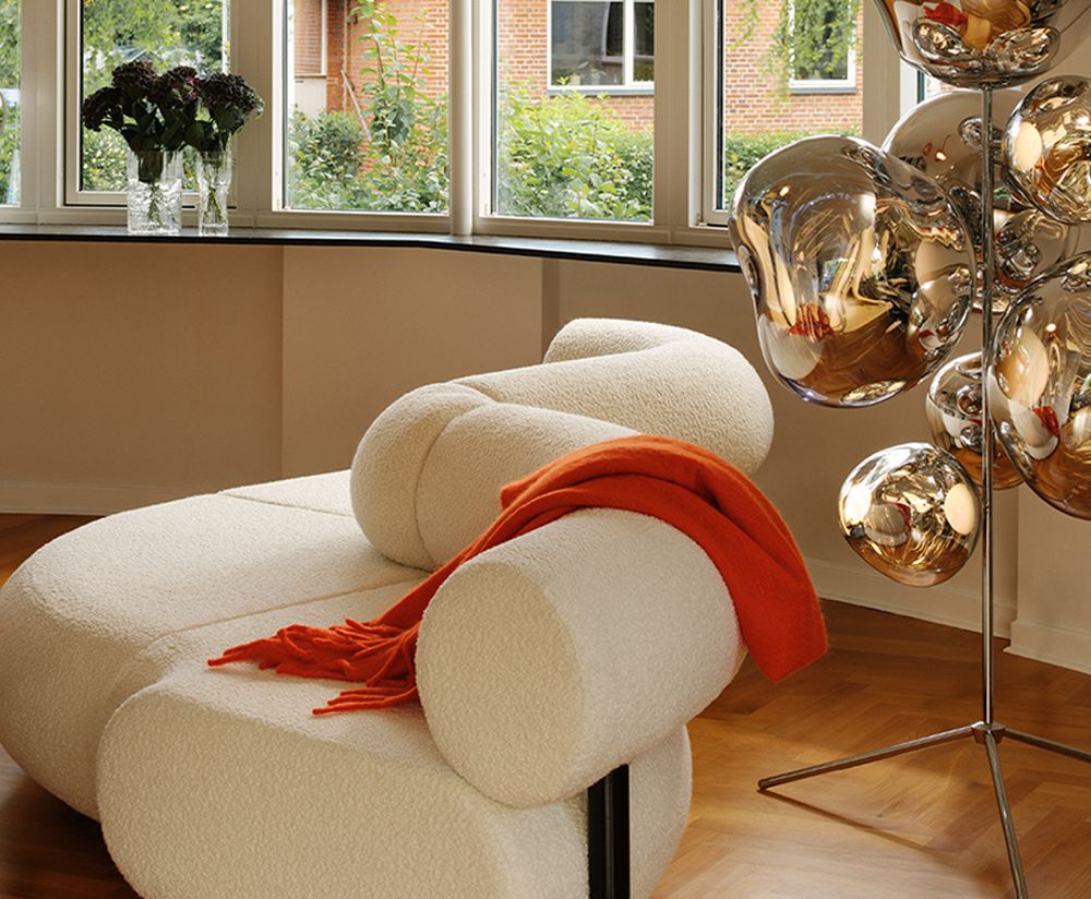 Fat upholstered modular corner