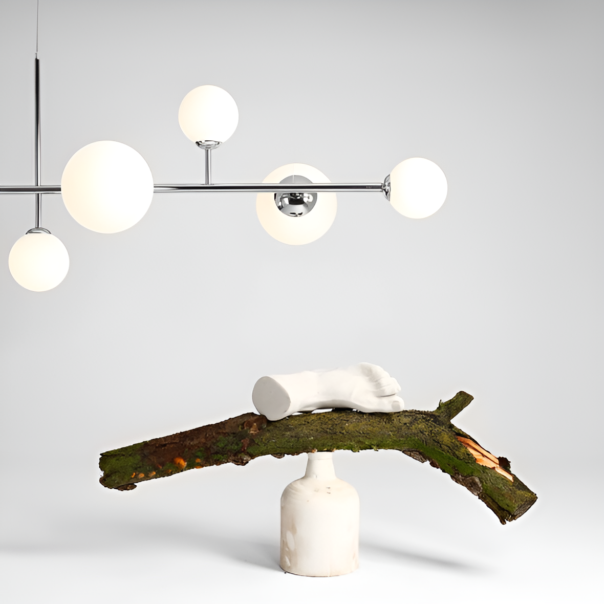 DIONE HEXA Chrom Pendelleuchte