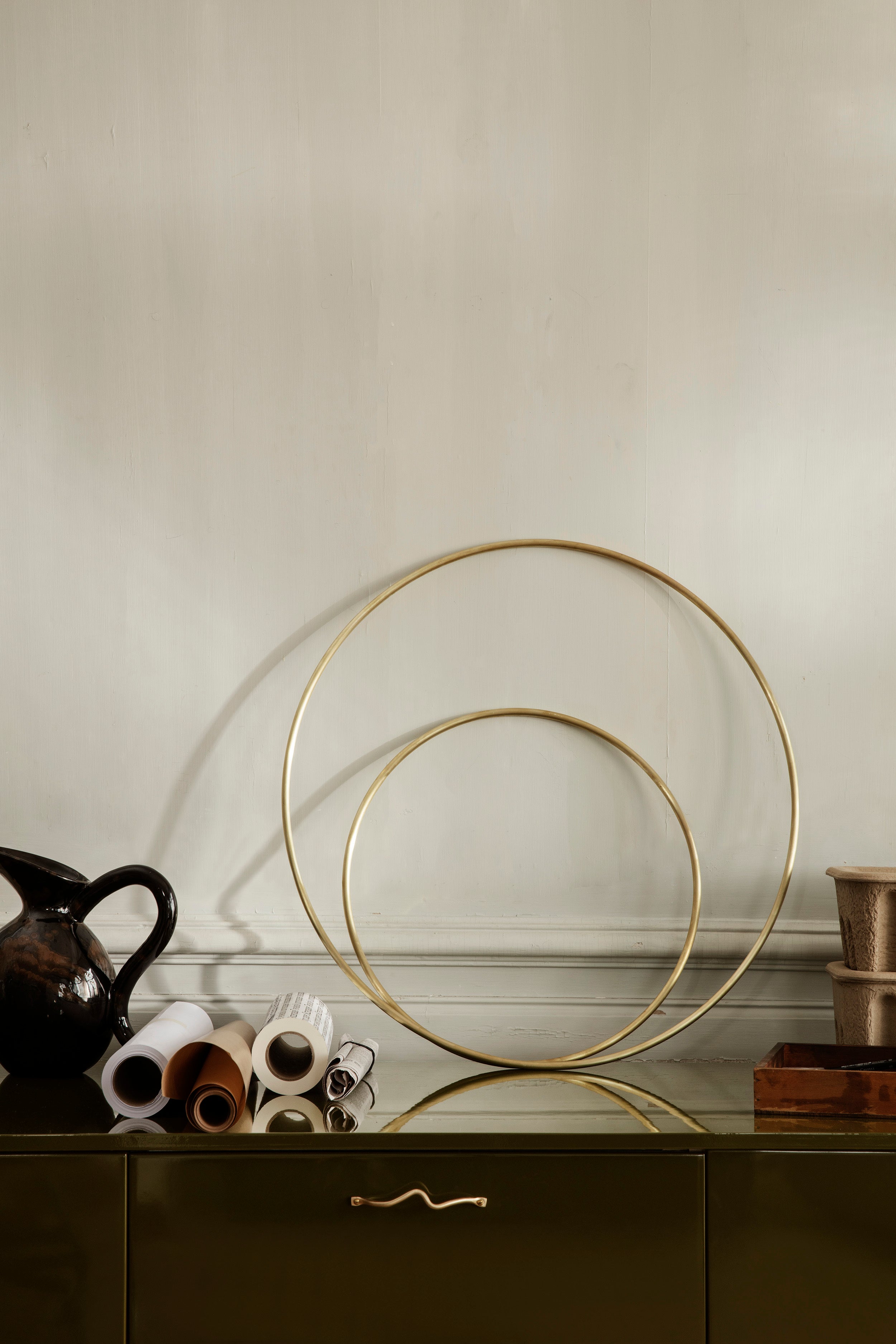 DECO FRAME RING decorative ring brass