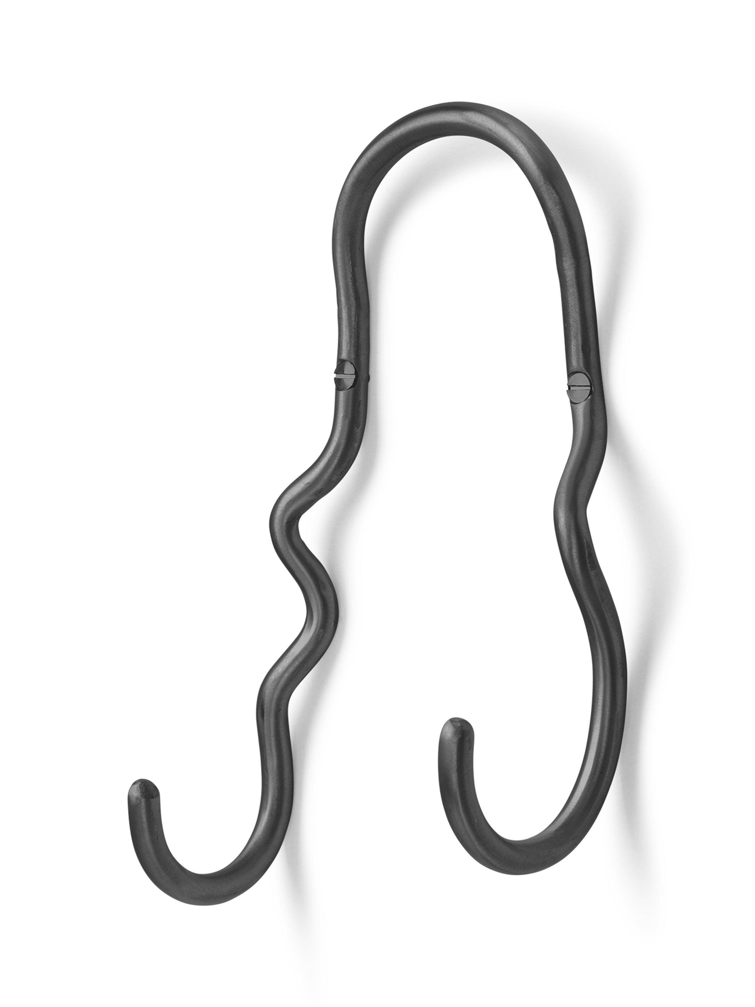 CURVATURE double coat rack black