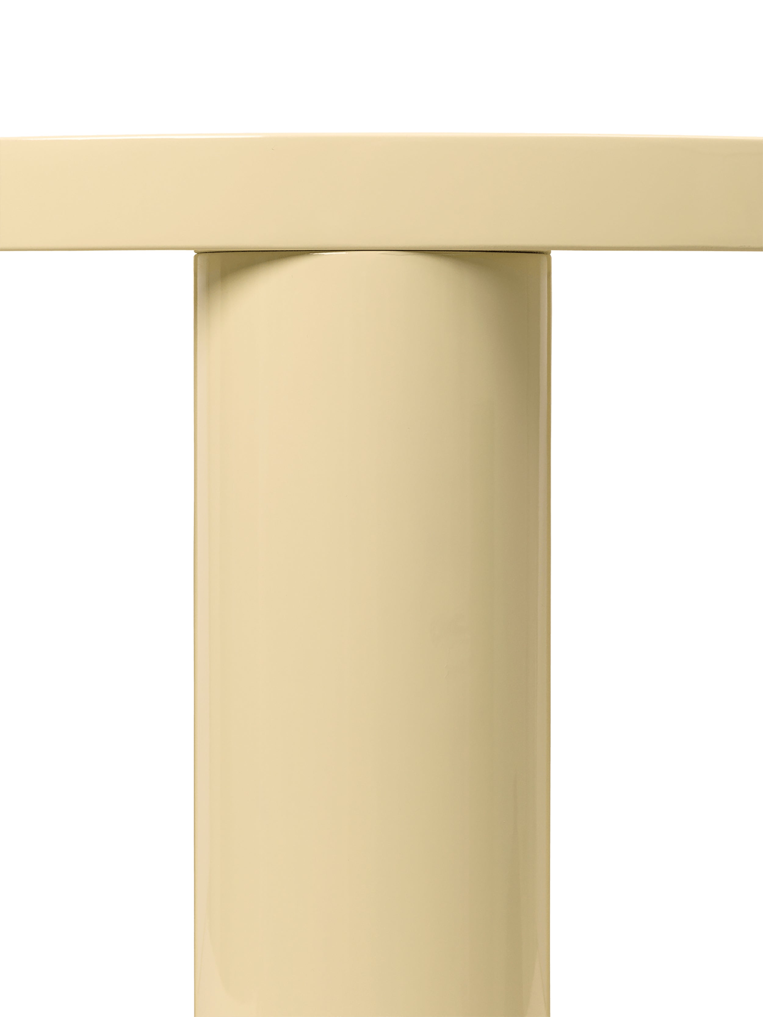 POST coffee table in light yellow