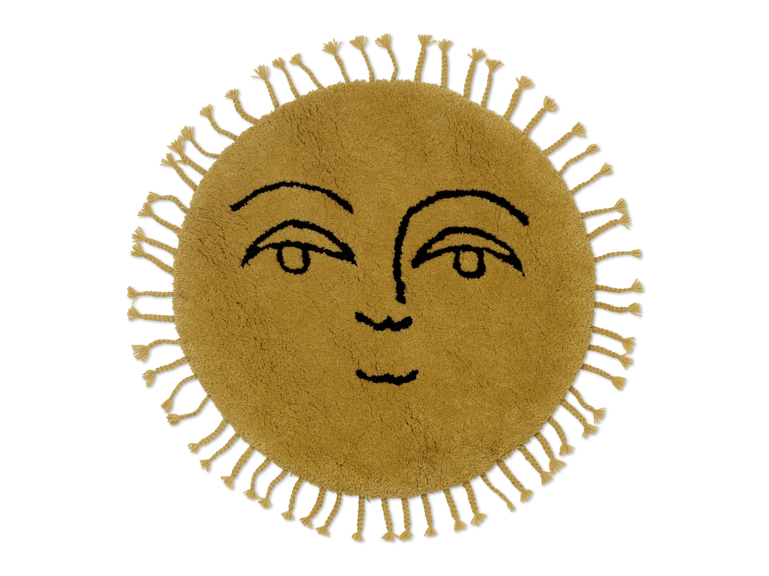 Senfgelber Teppich SUN
