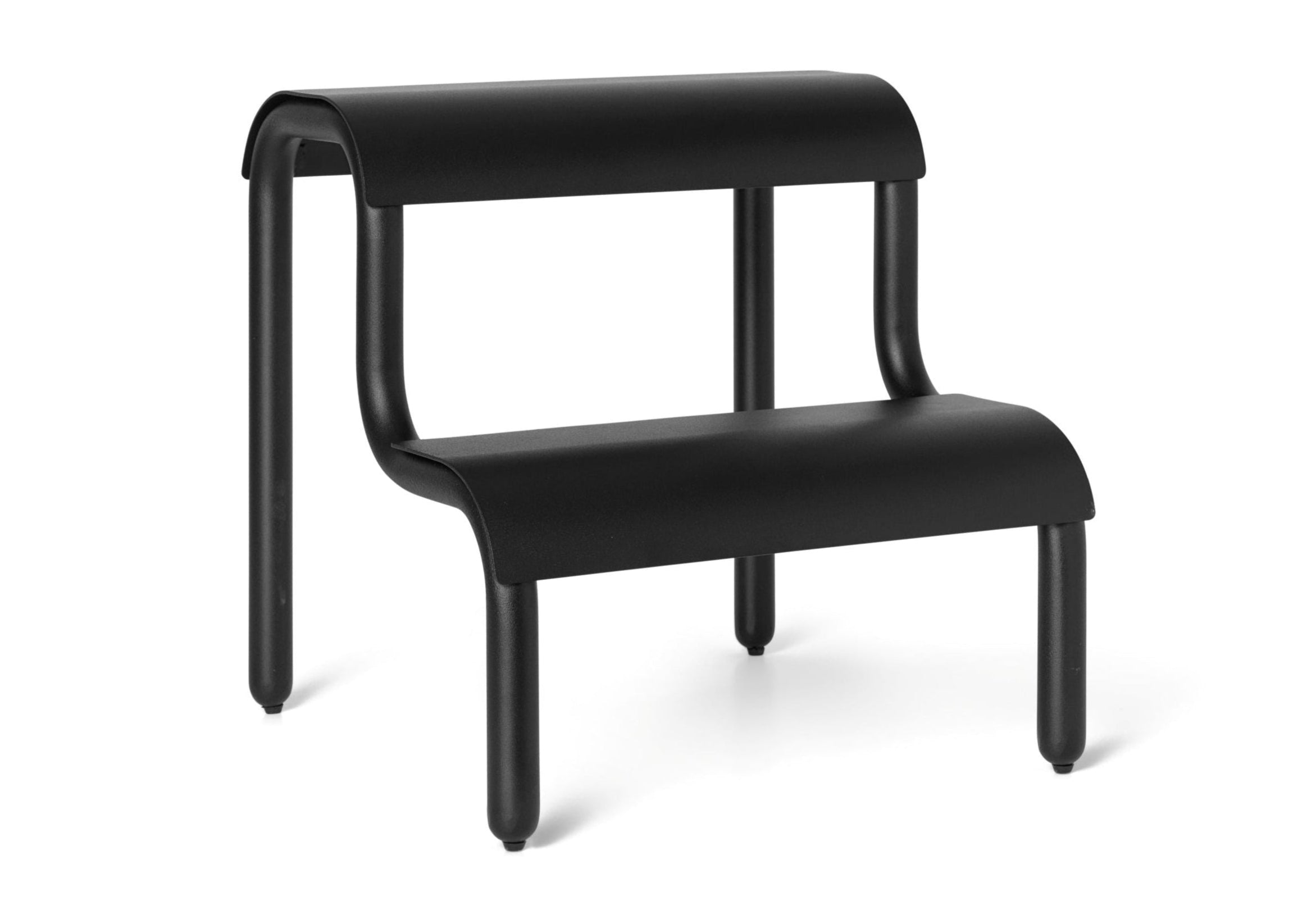 UP STEP stool black
