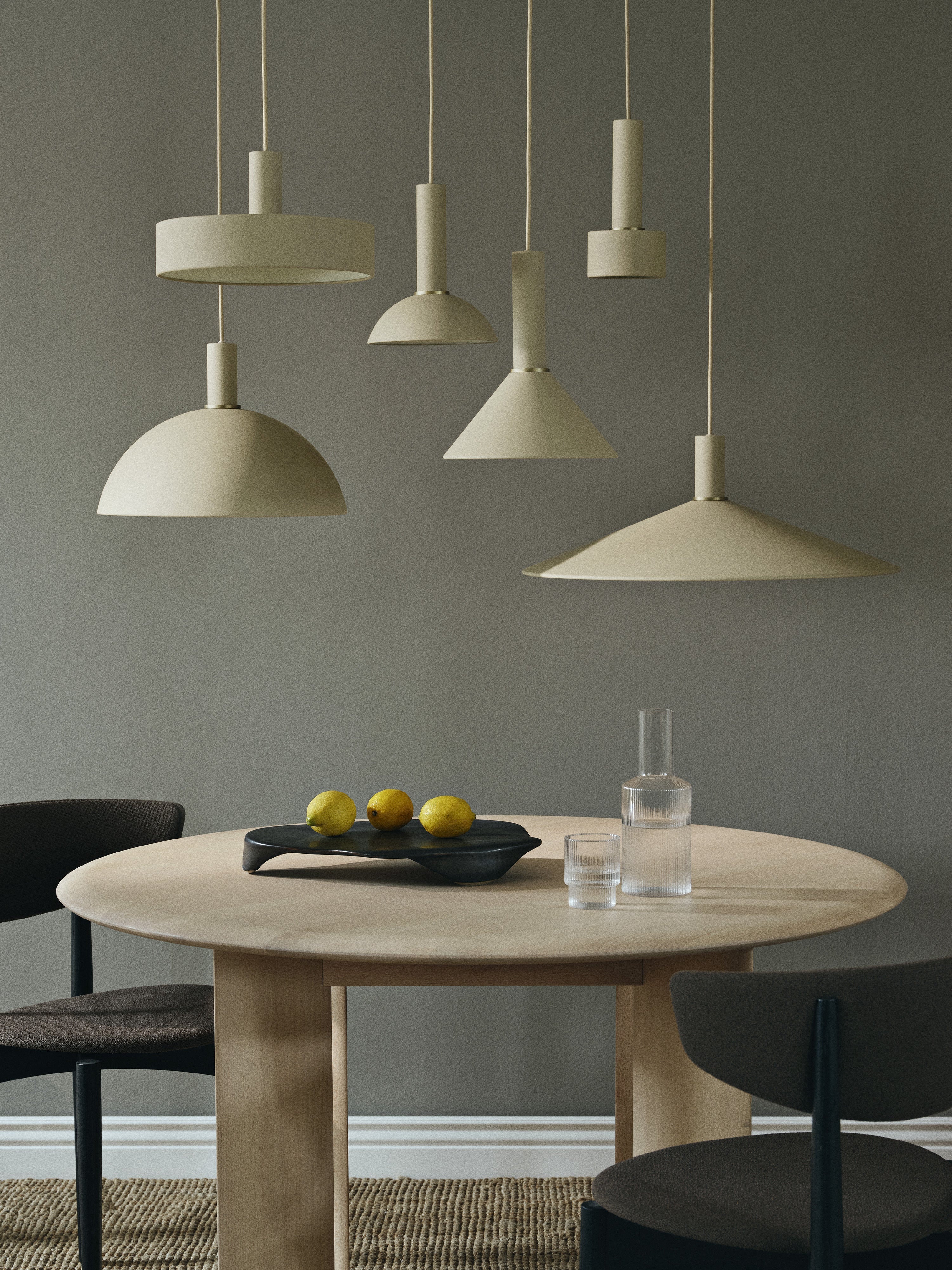Collect beige hanging lamp