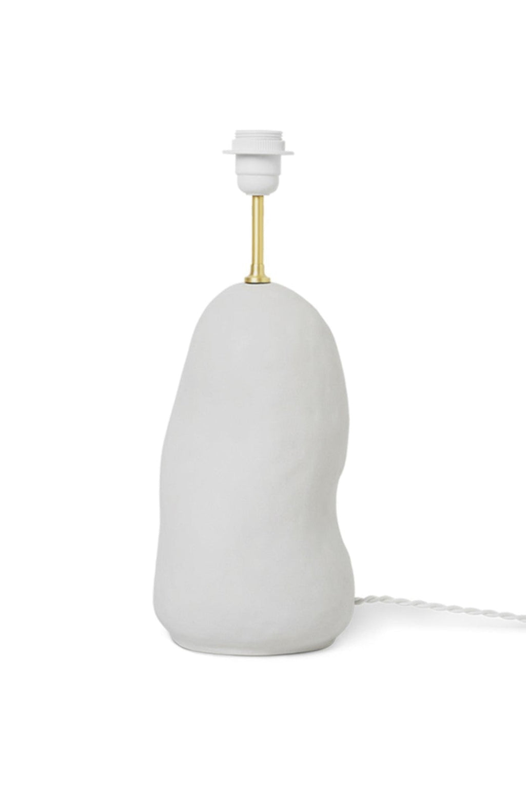 HEBE table lamp base in broken white
