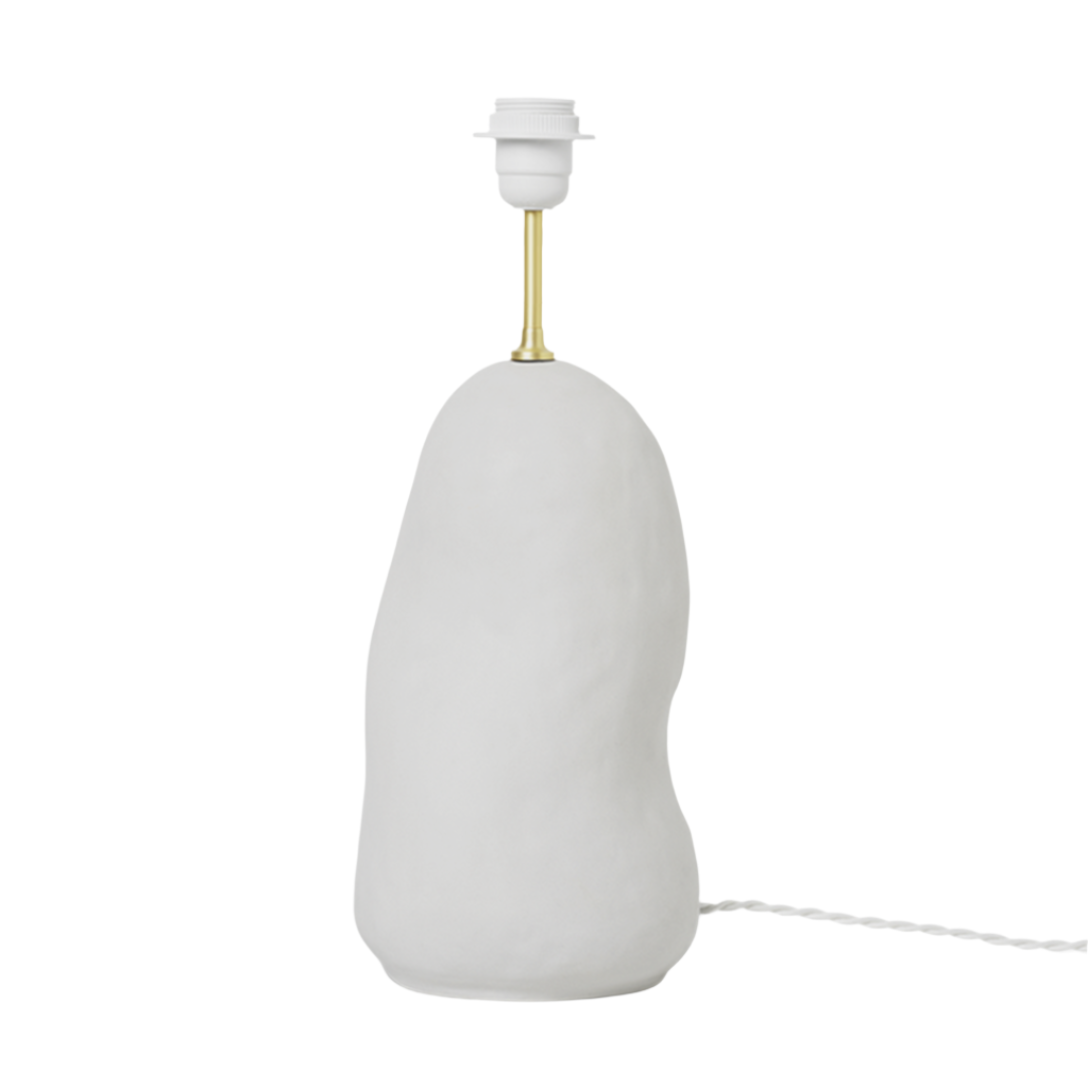 HEBE table lamp base in broken white