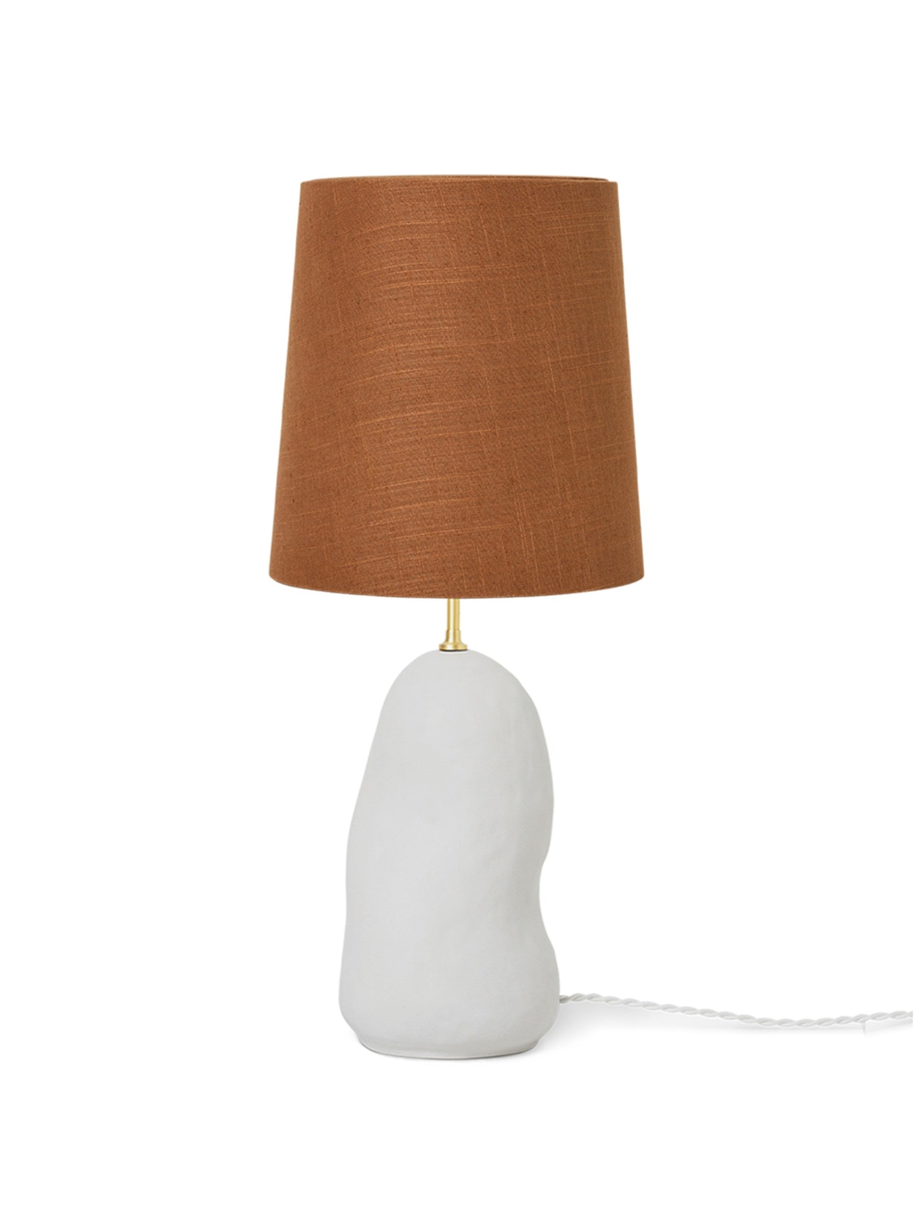 HEBE table lamp base in broken white