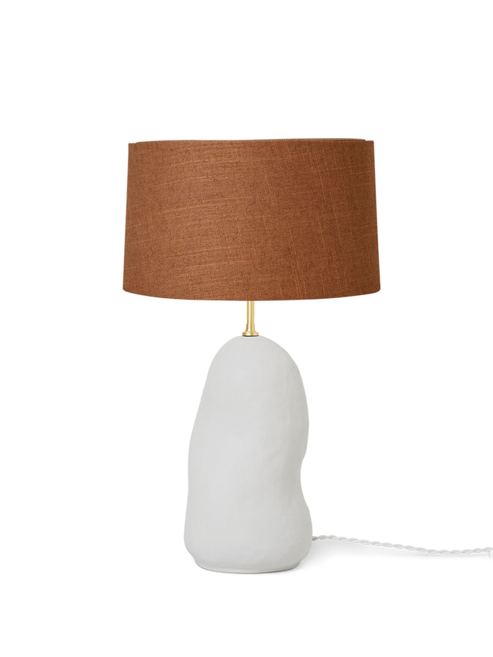 HEBE table lamp base in broken white