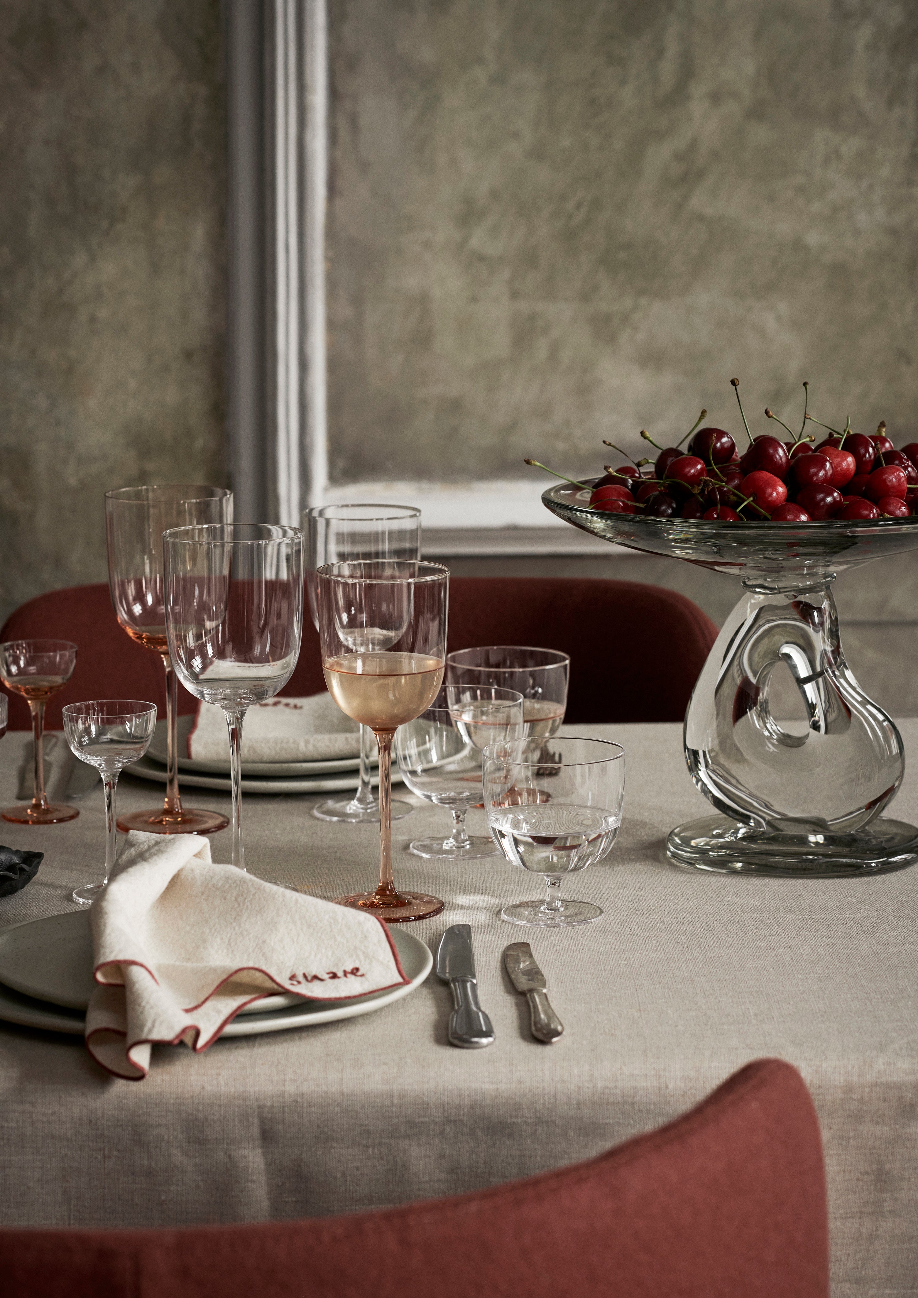 Patera DAMO GLASS CENTREPIECE blown glass