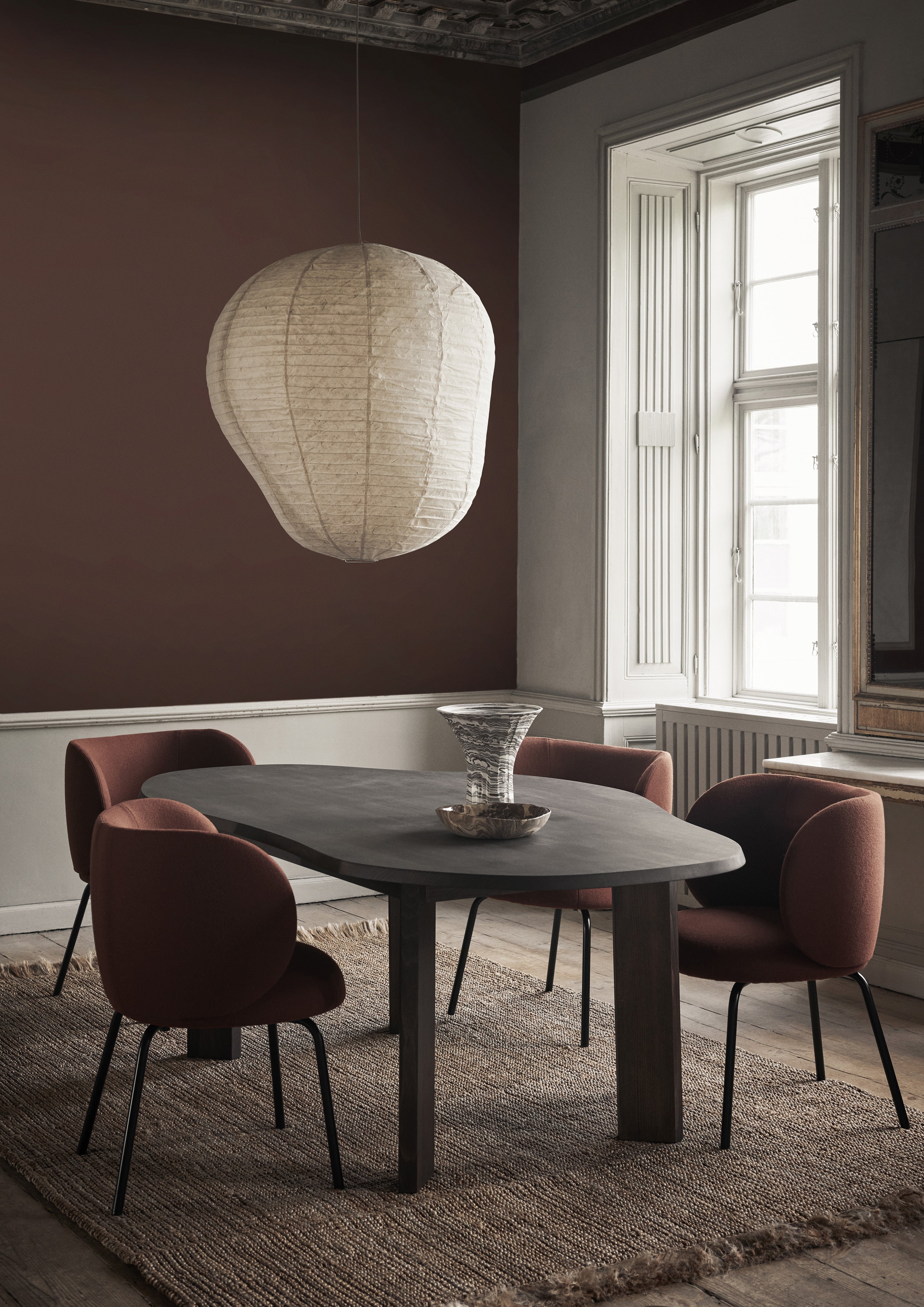 Lampshade kurbis paper wasi