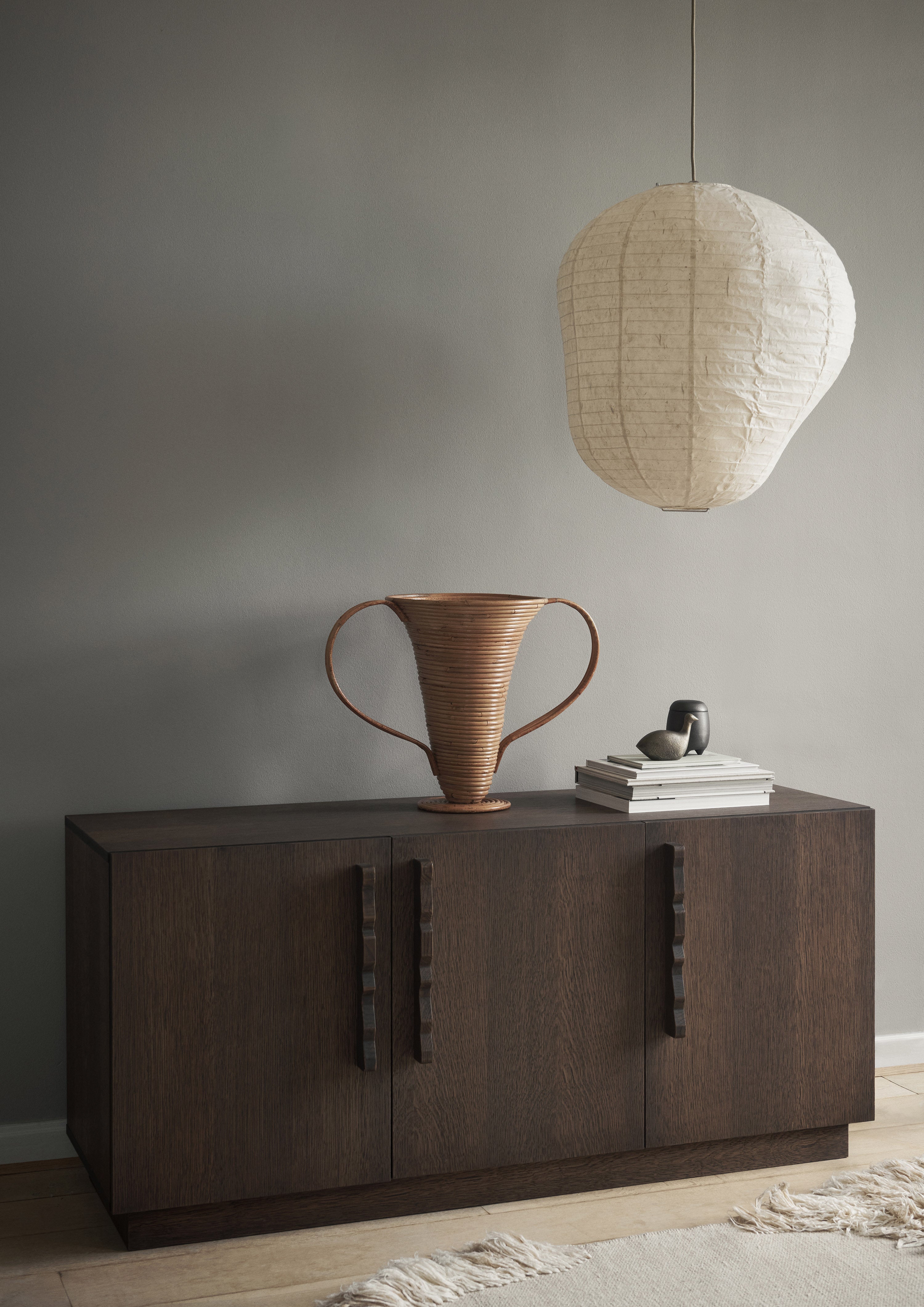 Lampshade kurbis paper wasi