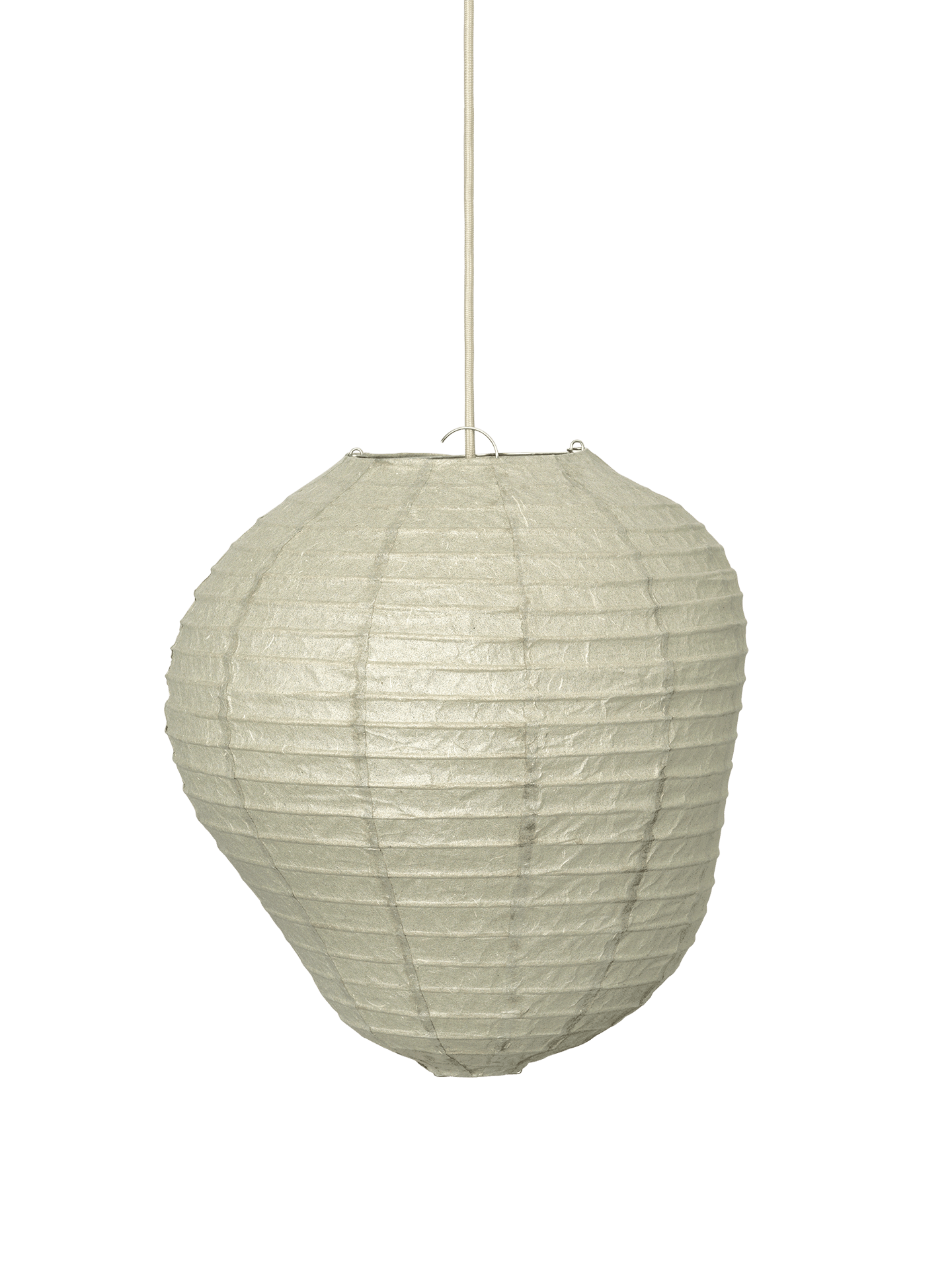 Sage green KURBIS lampshade rice paper