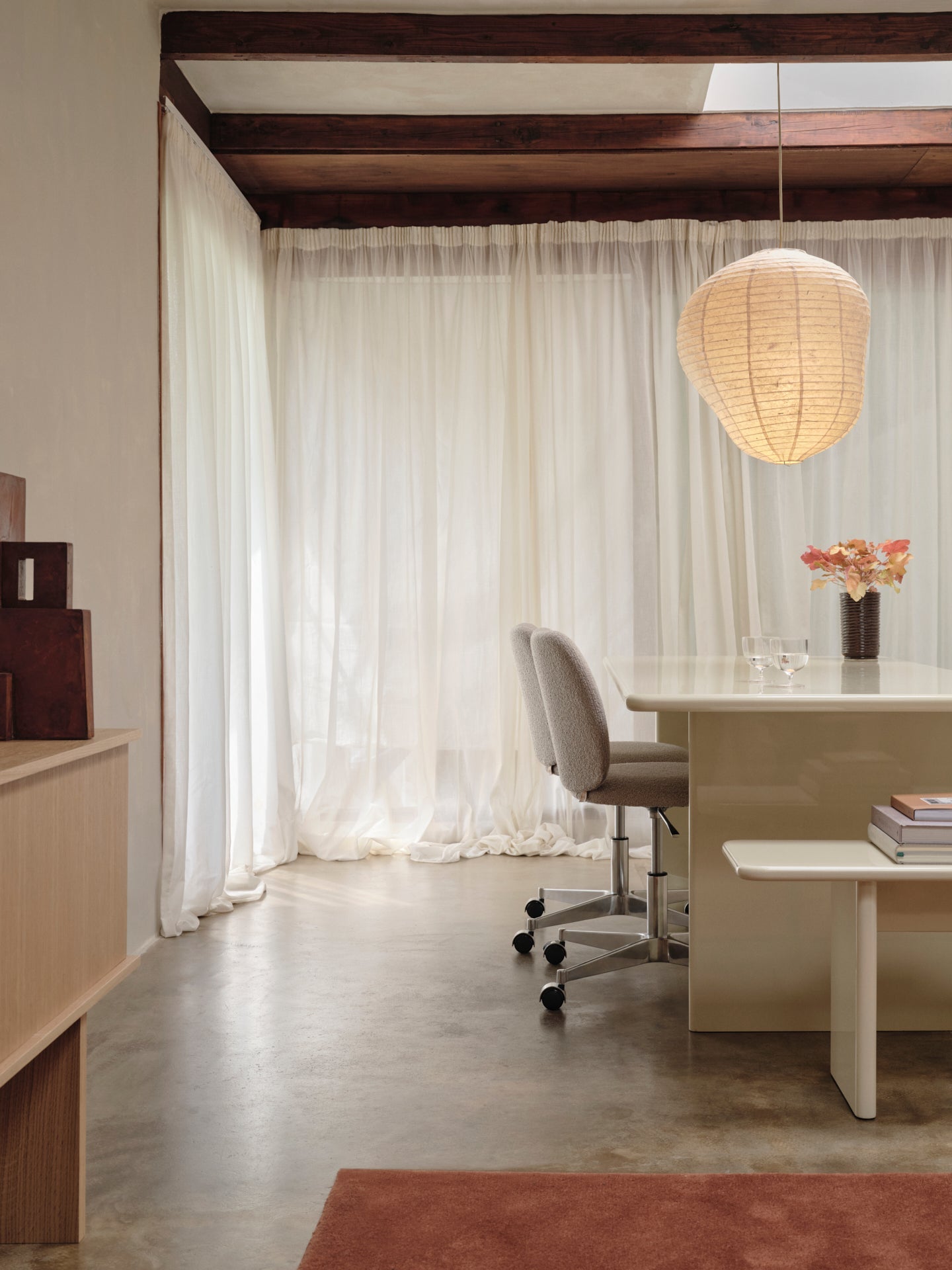 Lampshade kurbis paper wasi