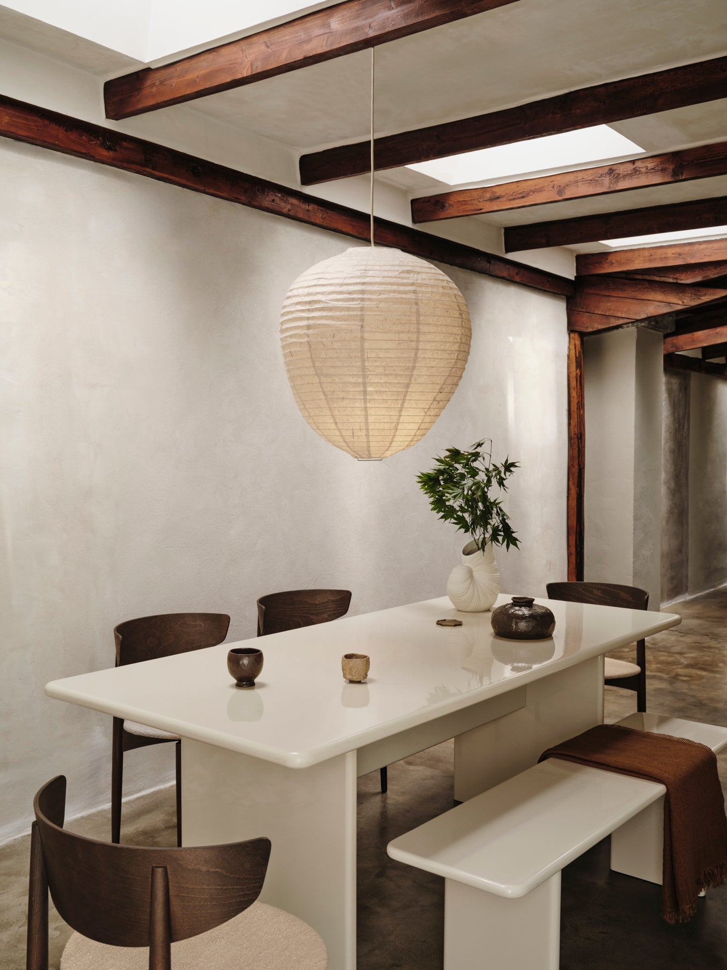 Lampshade kurbis paper wasi
