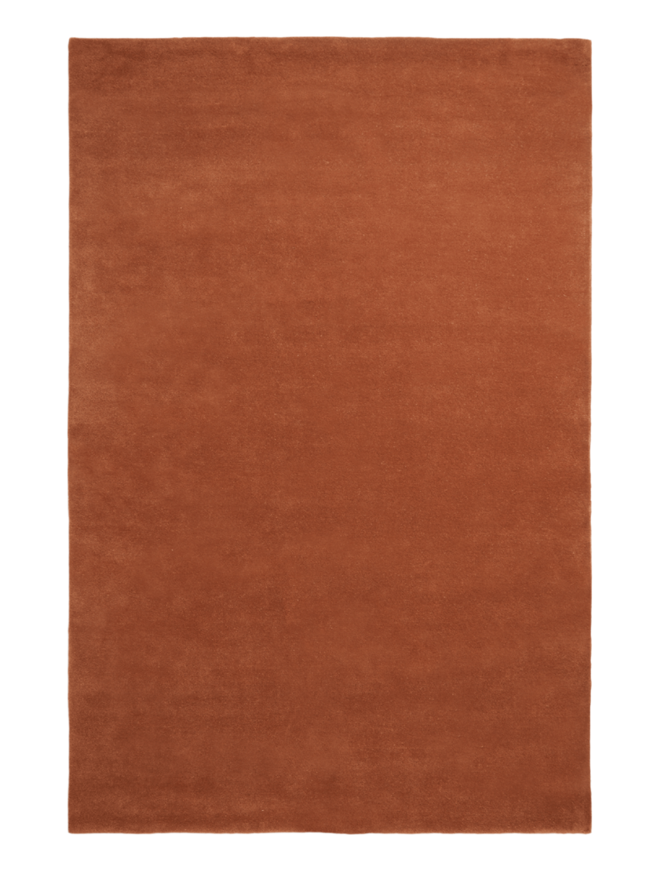 STILLE Teppich Rostbraun