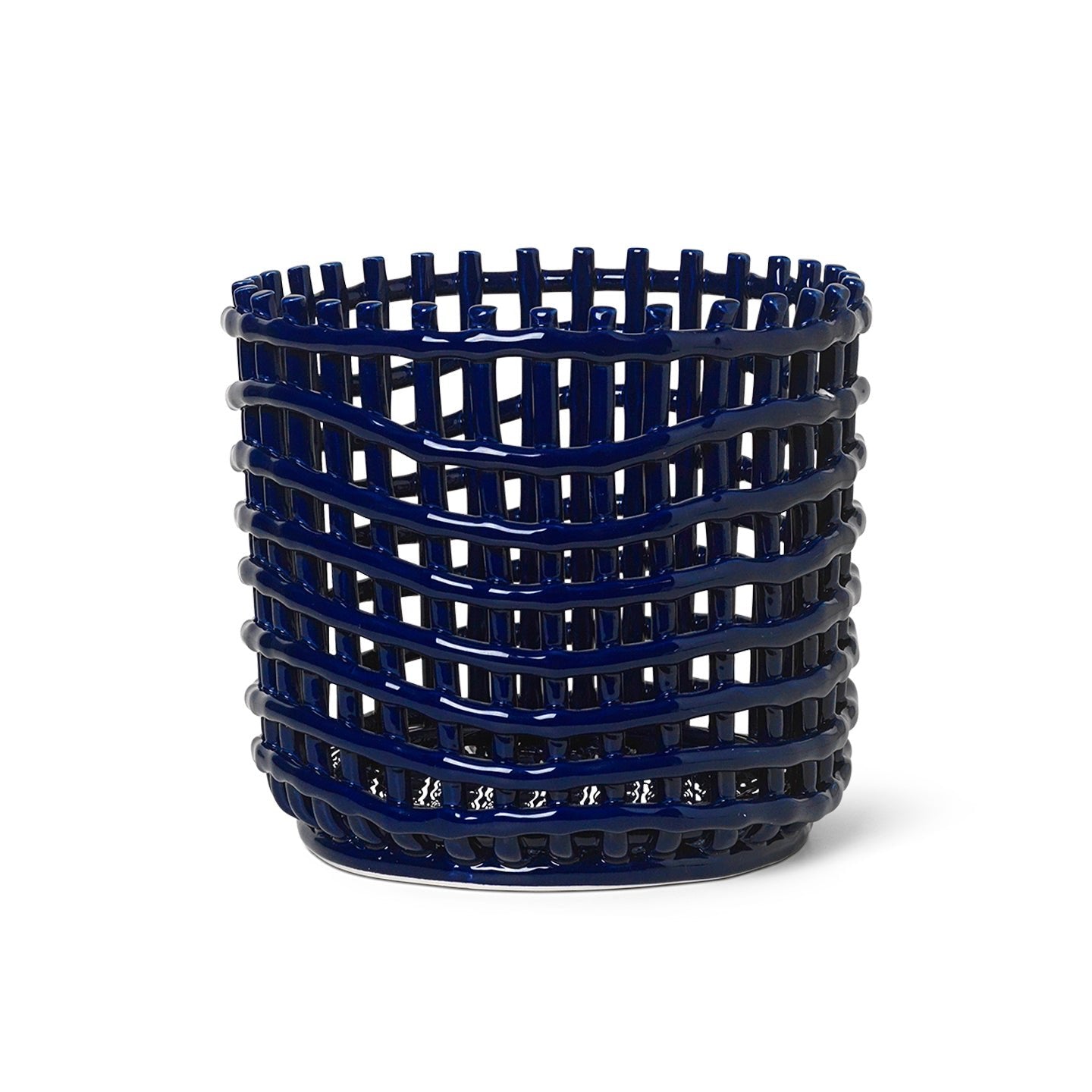 Keramikkorb Blau