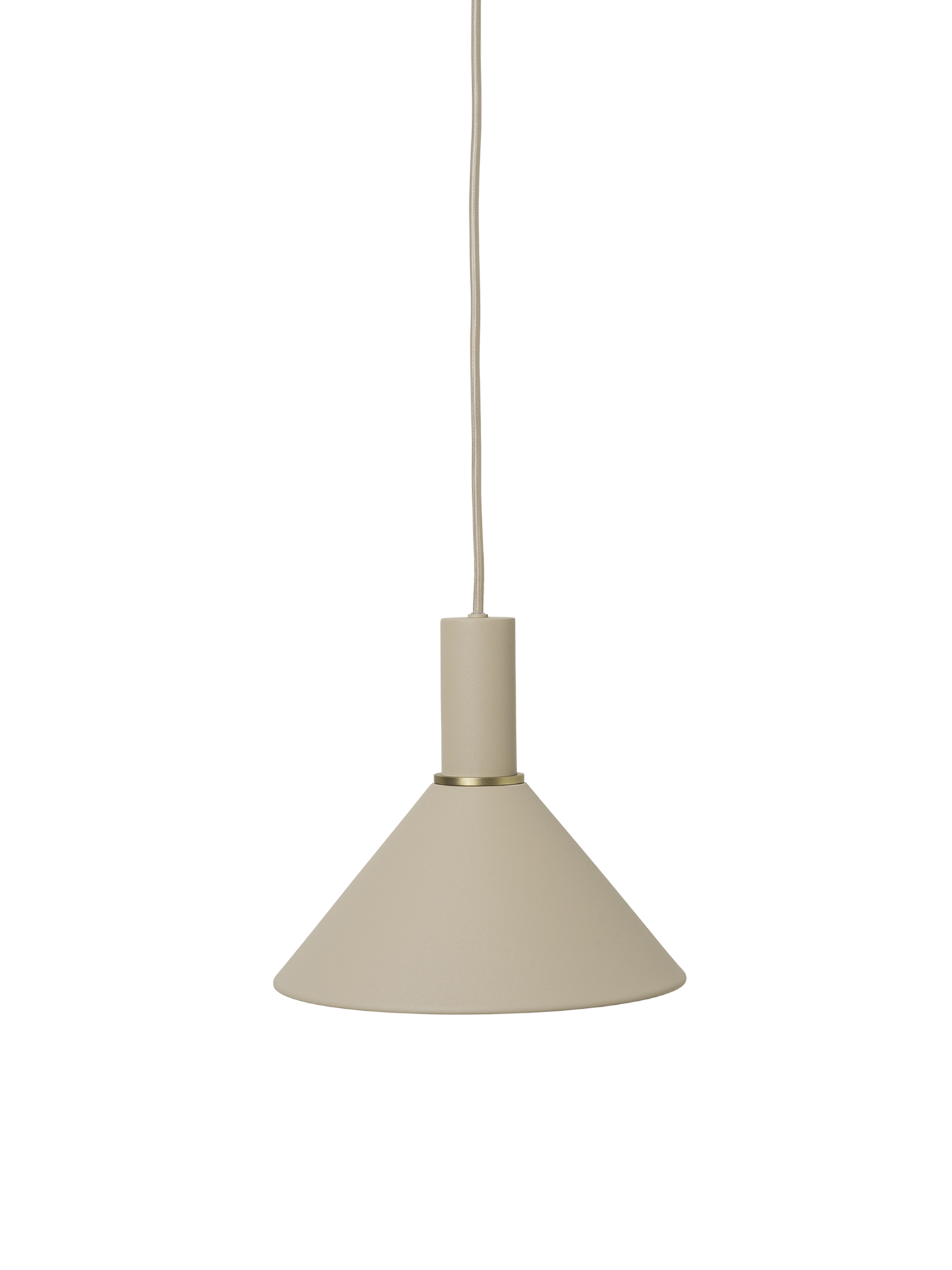 Collect Cone beige lampshade