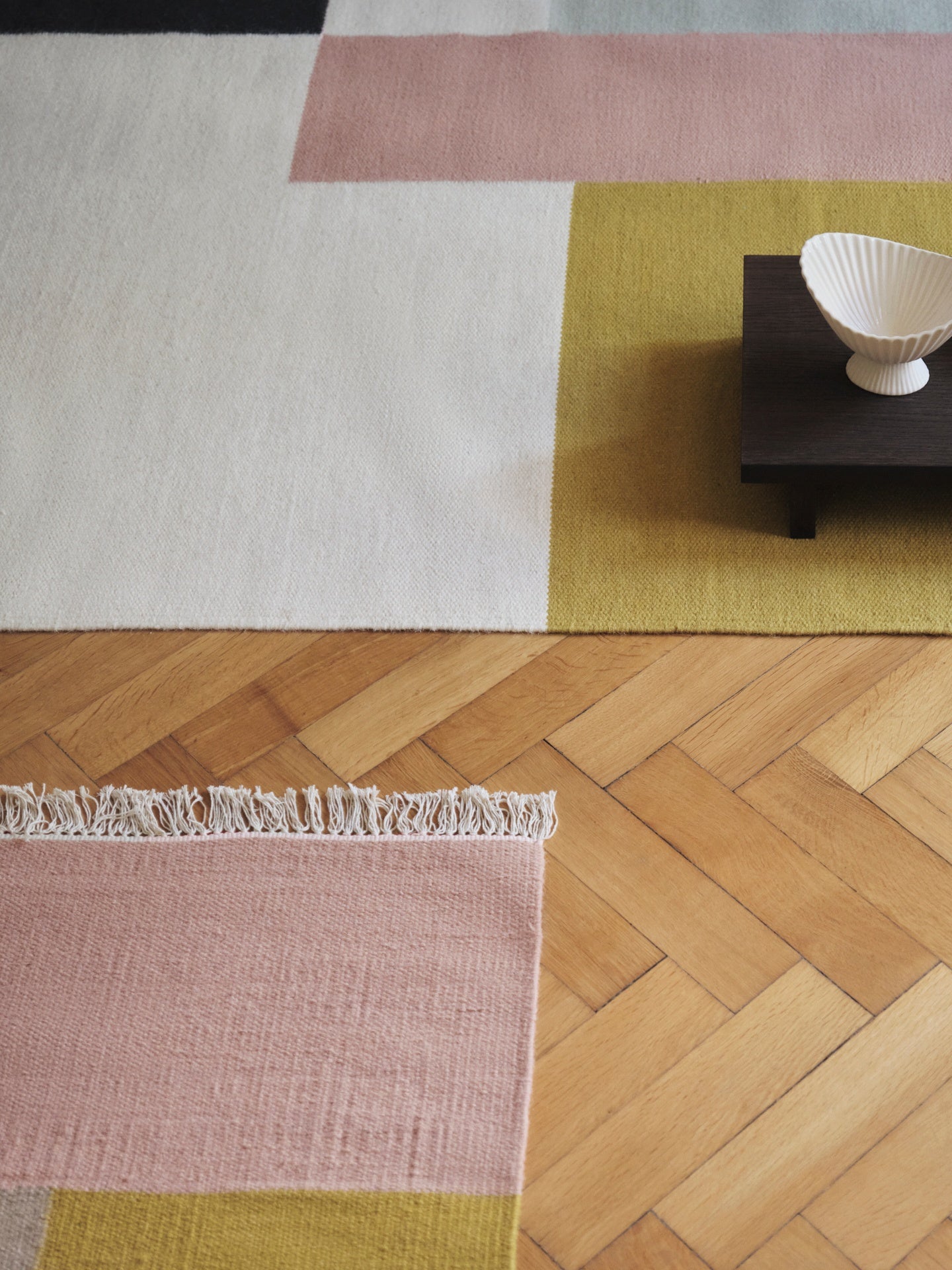 KELIM SQUARES colorful rug