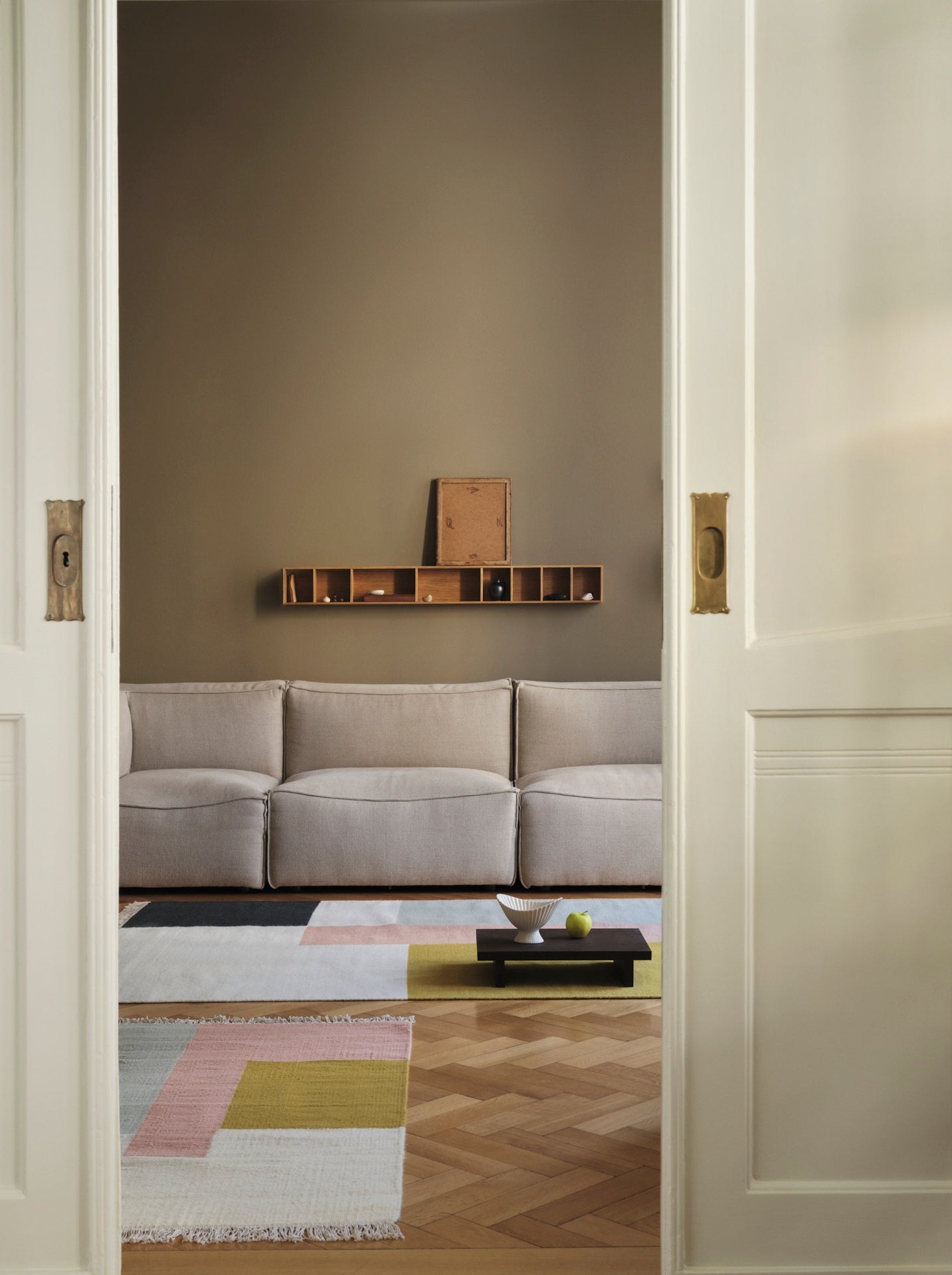 KELIM SQUARES colorful rug