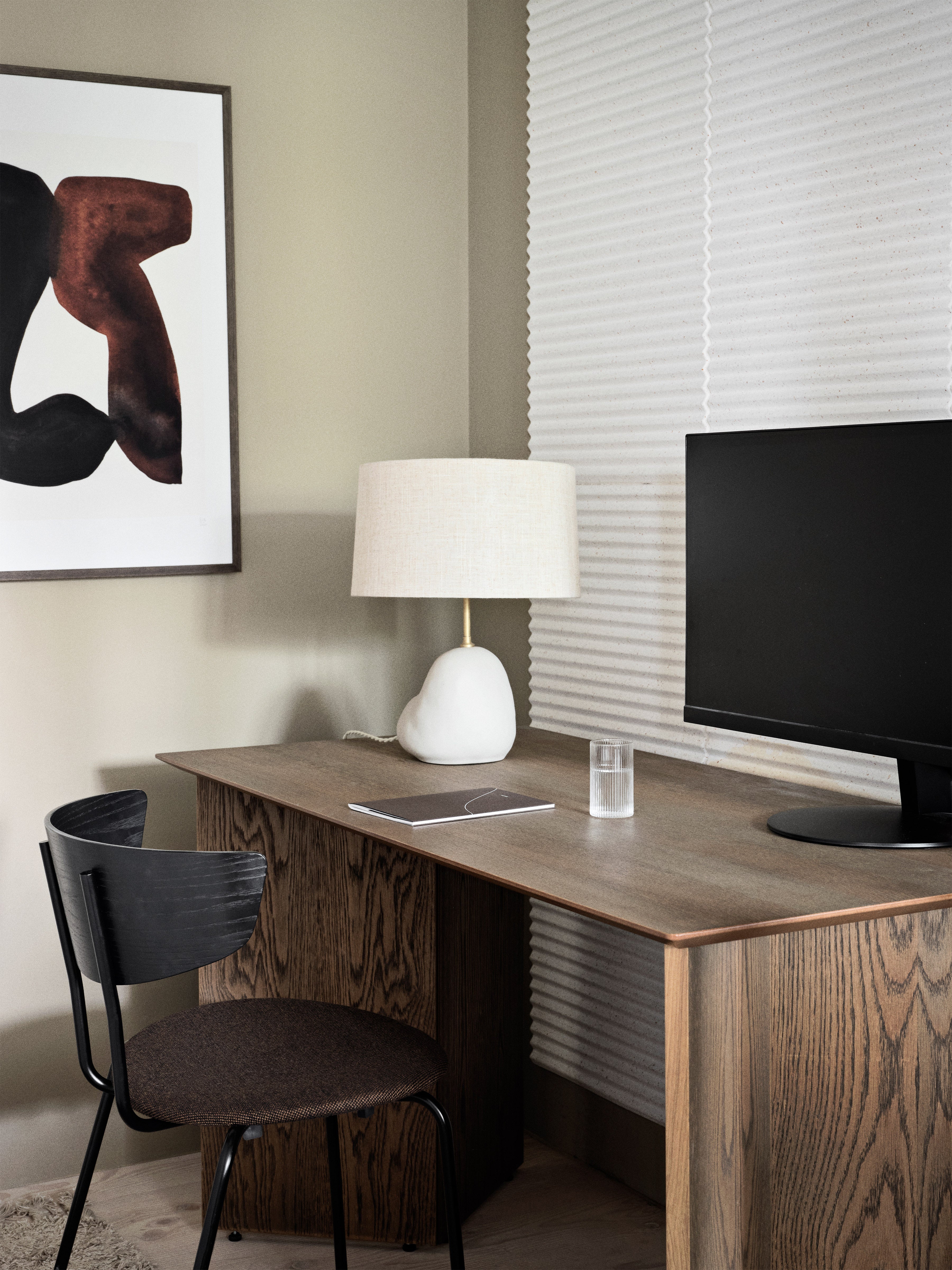 Creamy Eclipse lampshade