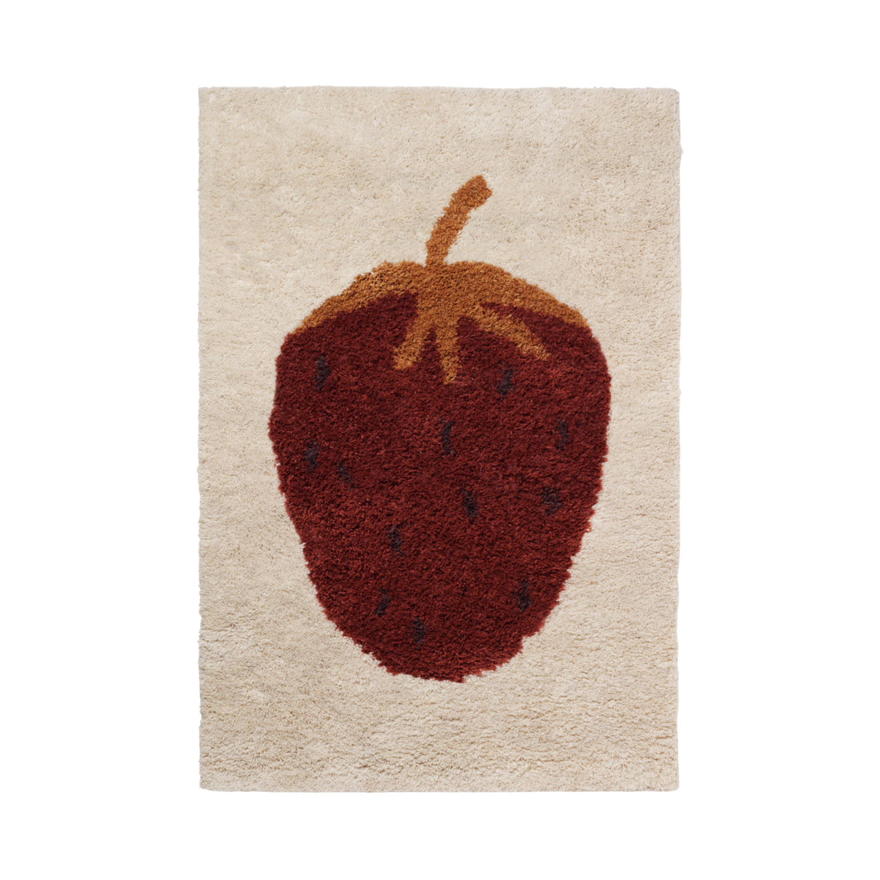 Children's rug FRUITICANA STRAWBERRY beige
