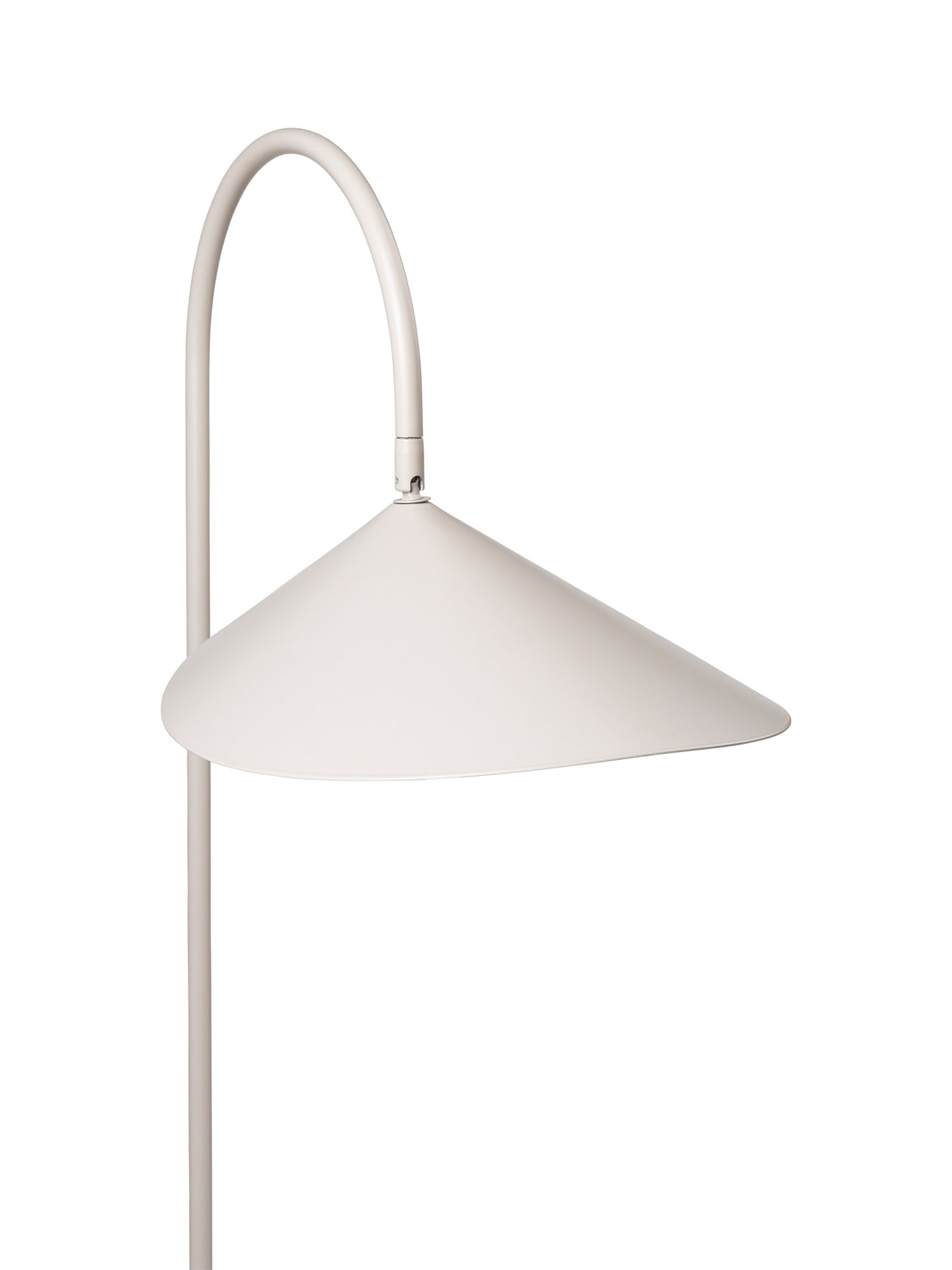 ARUM beige reading floor lamp