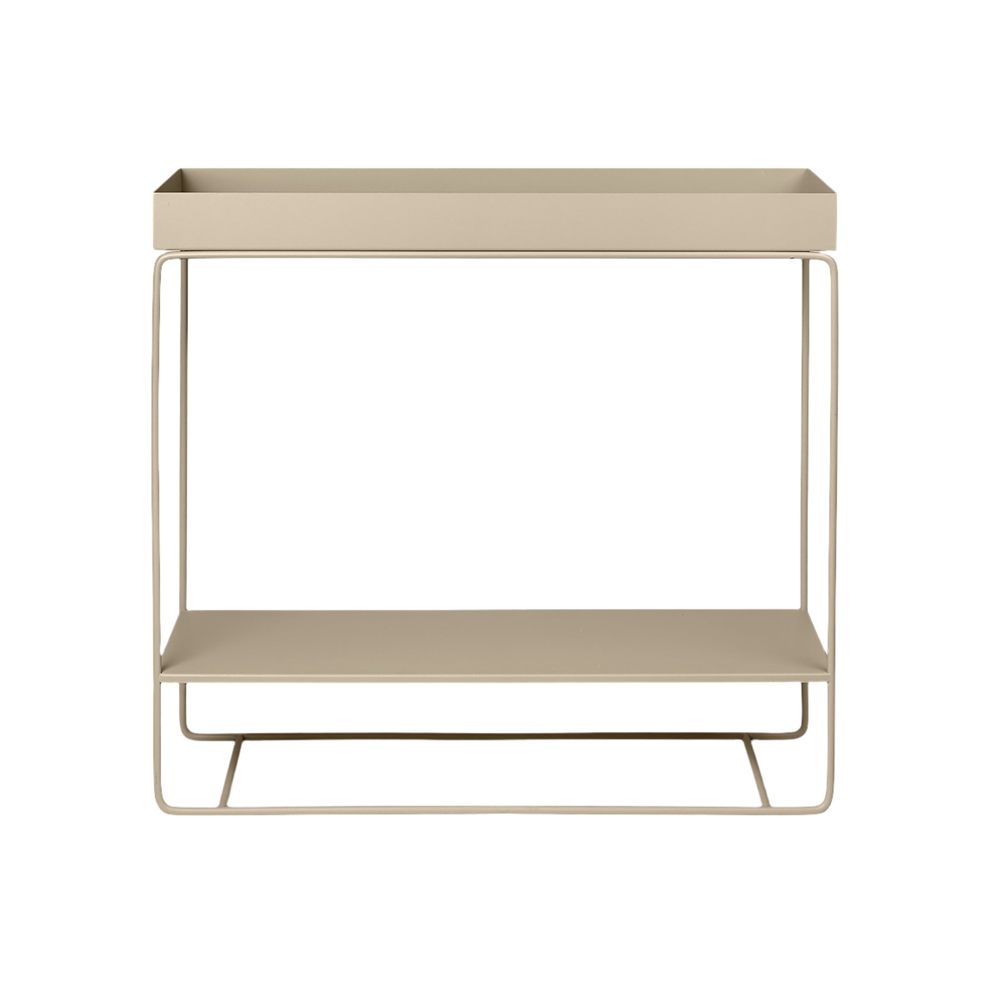 PLANT BOX ZWEISTÖCKIGE Konsole beige
