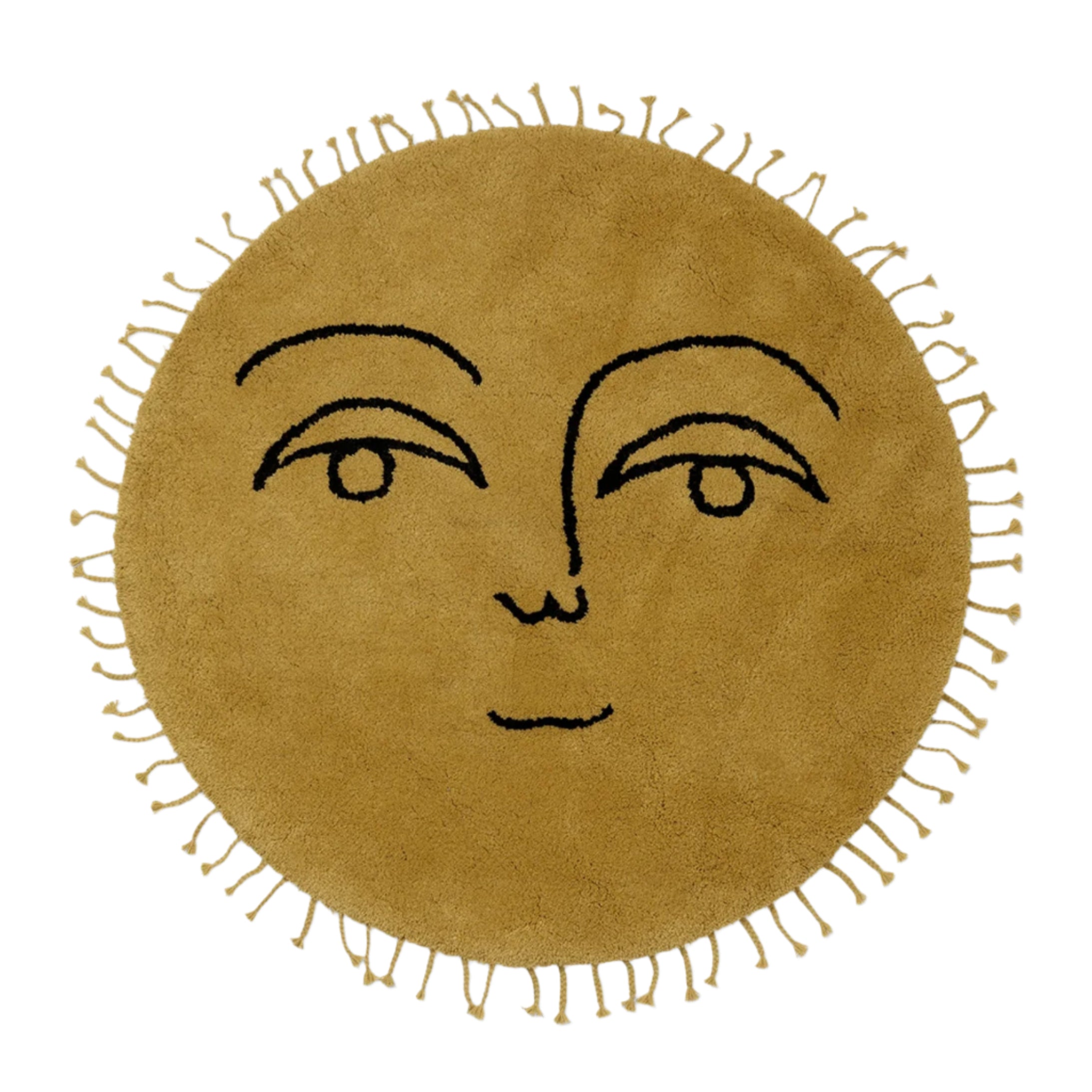 Senfgelber Teppich SUN