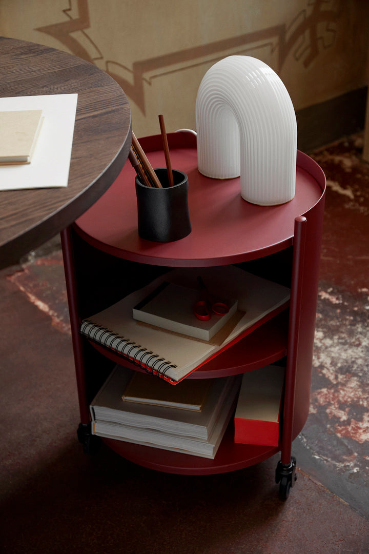 Table lamp VUELTA Milk glass