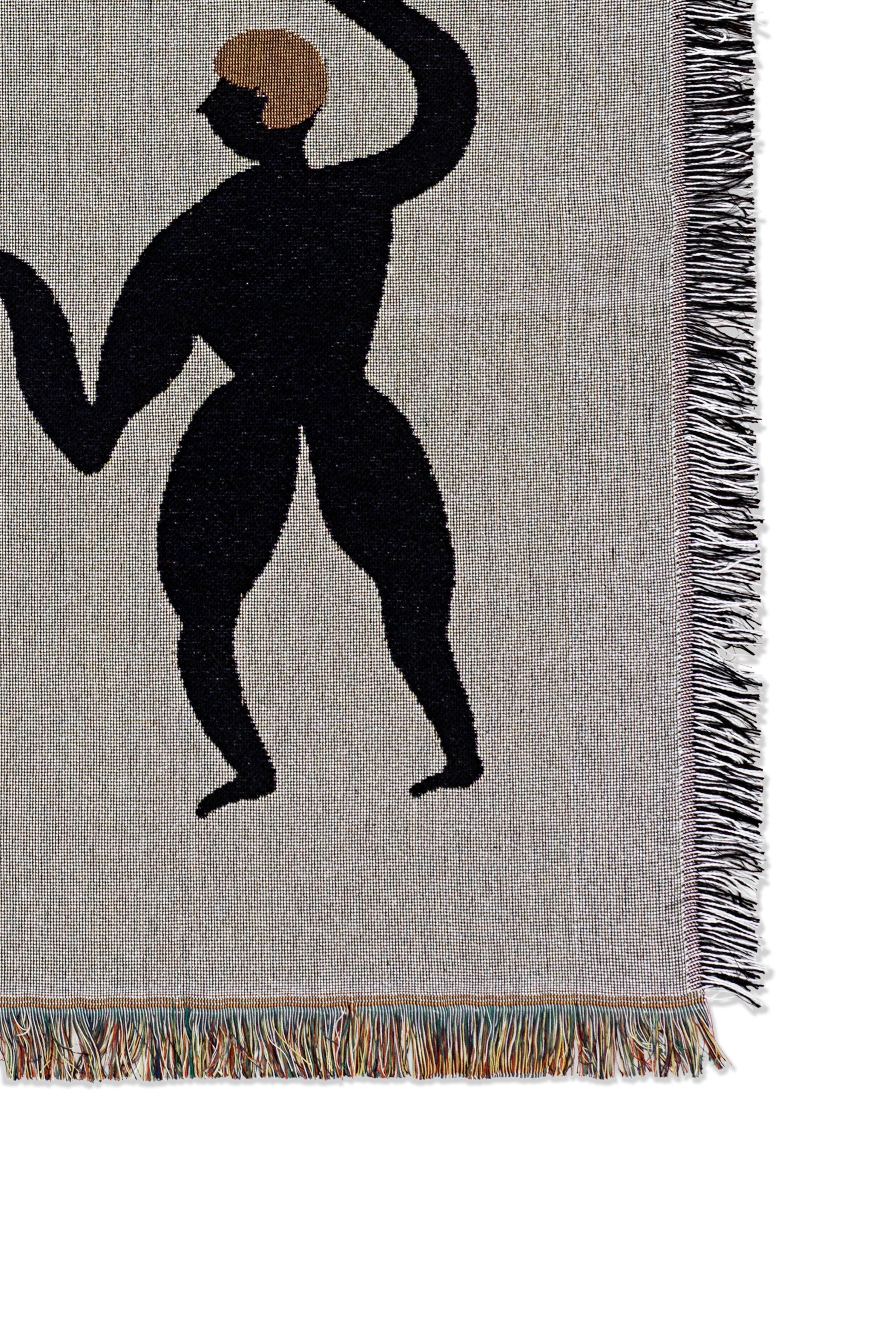 FREE TAPESTRY bedspread light gray with brown
