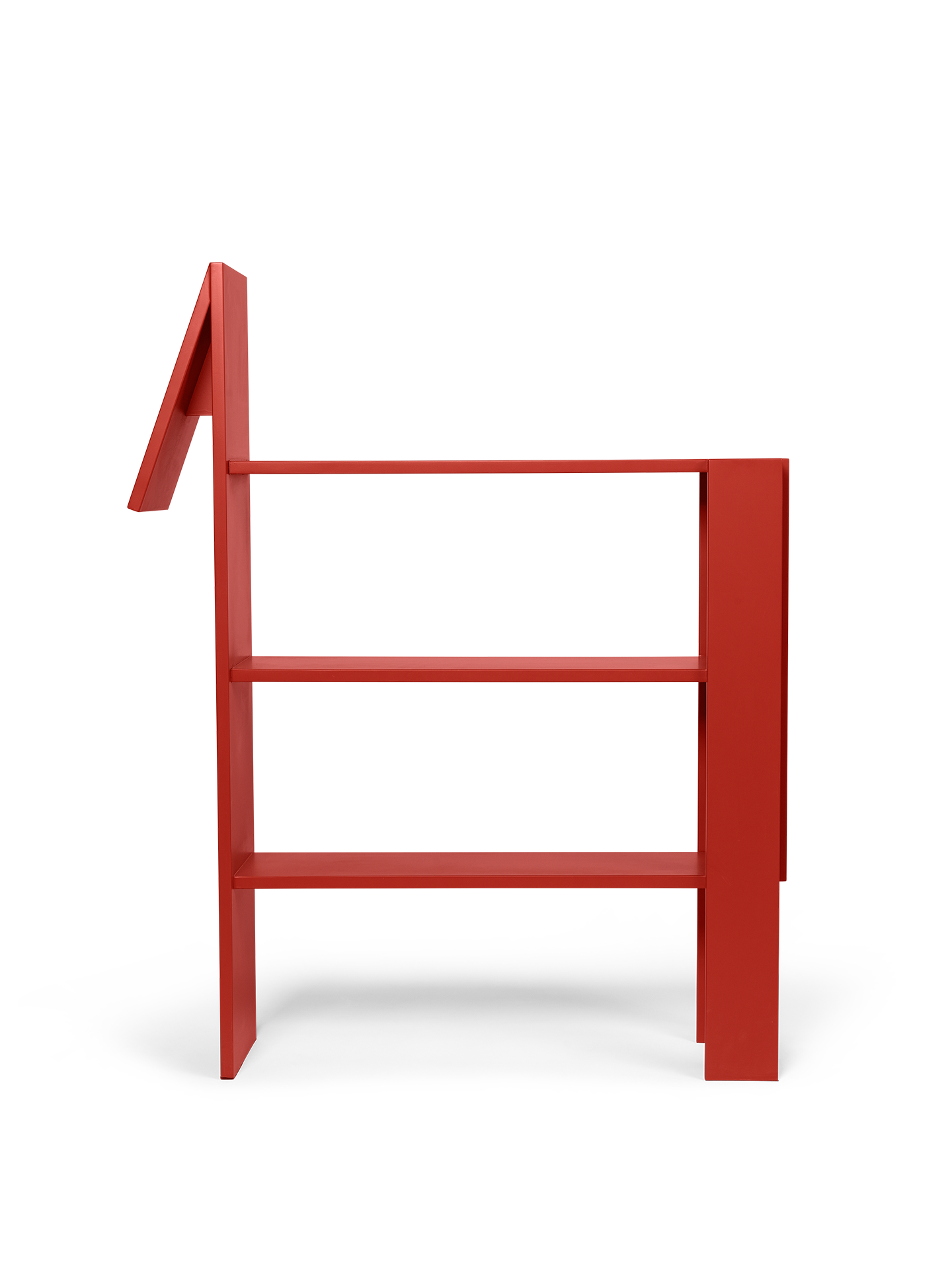 HORSE BOOKCASE red