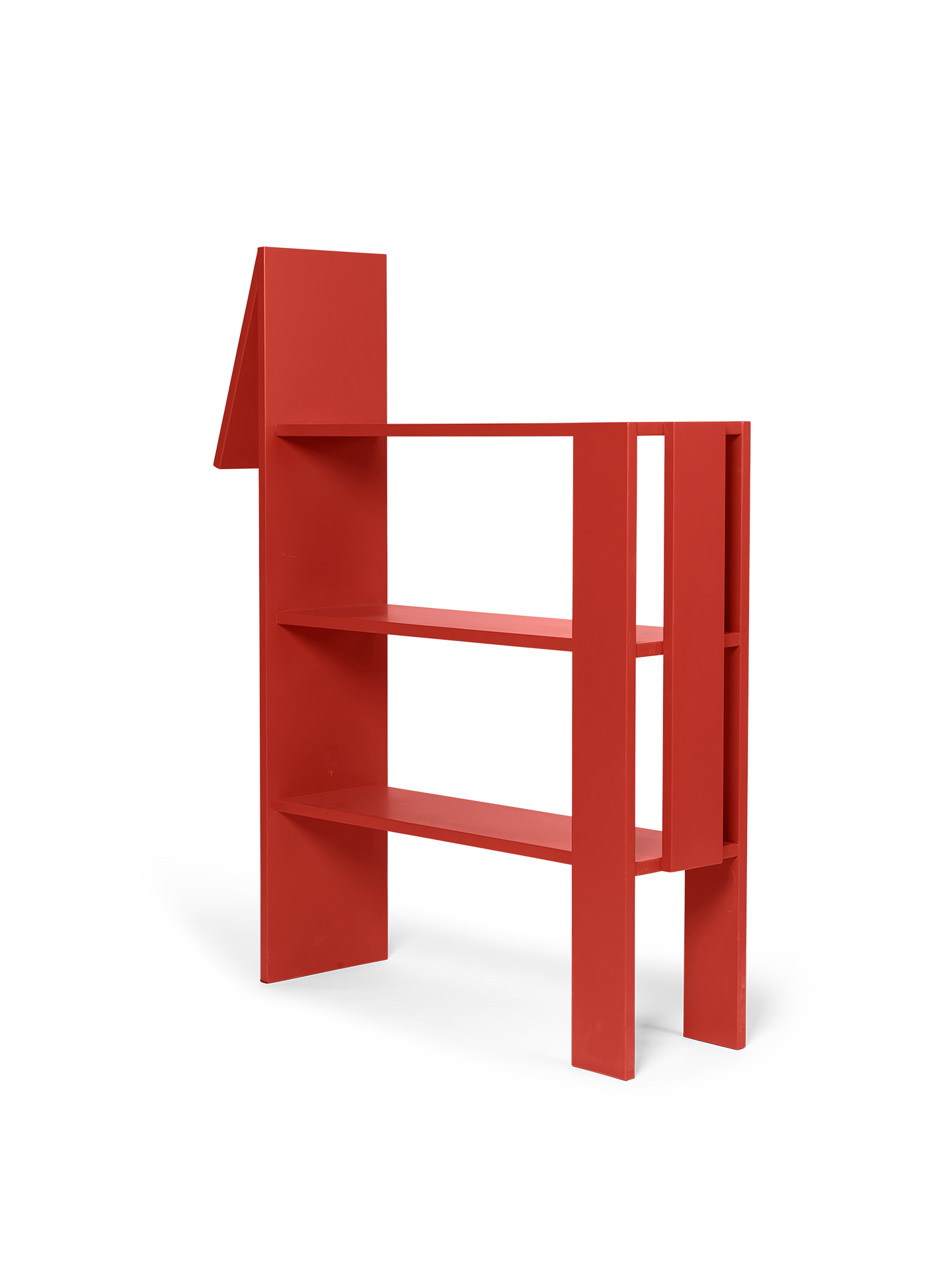 HORSE BOOKCASE red
