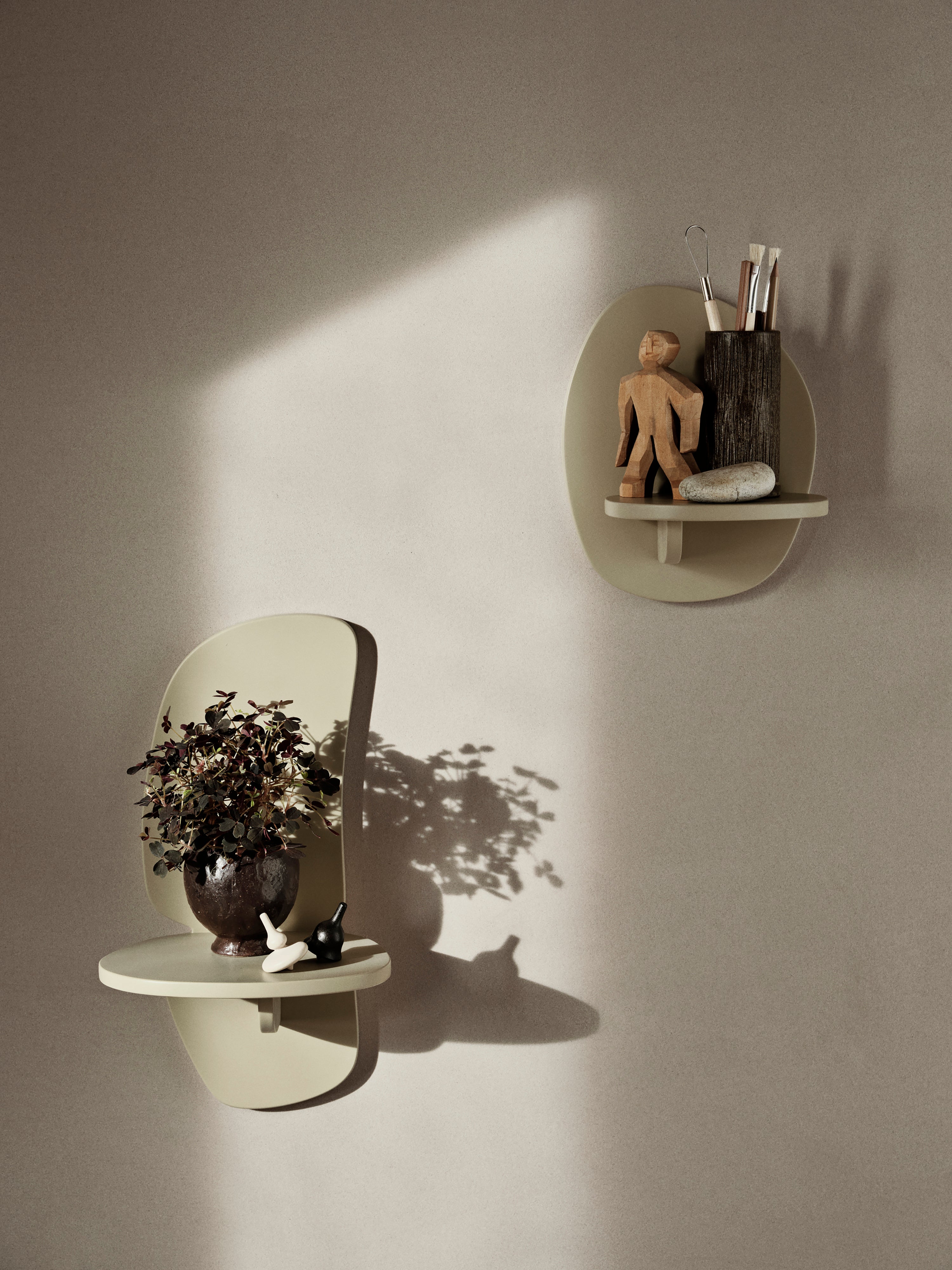Hanging shelf PILU beige