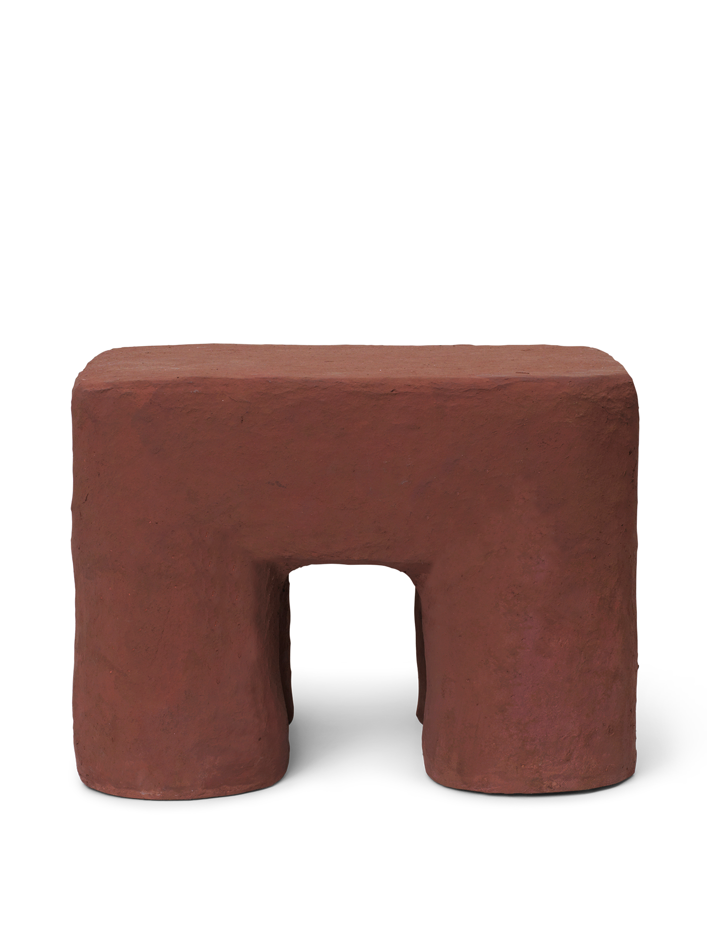 PODO stool in reddish-brown