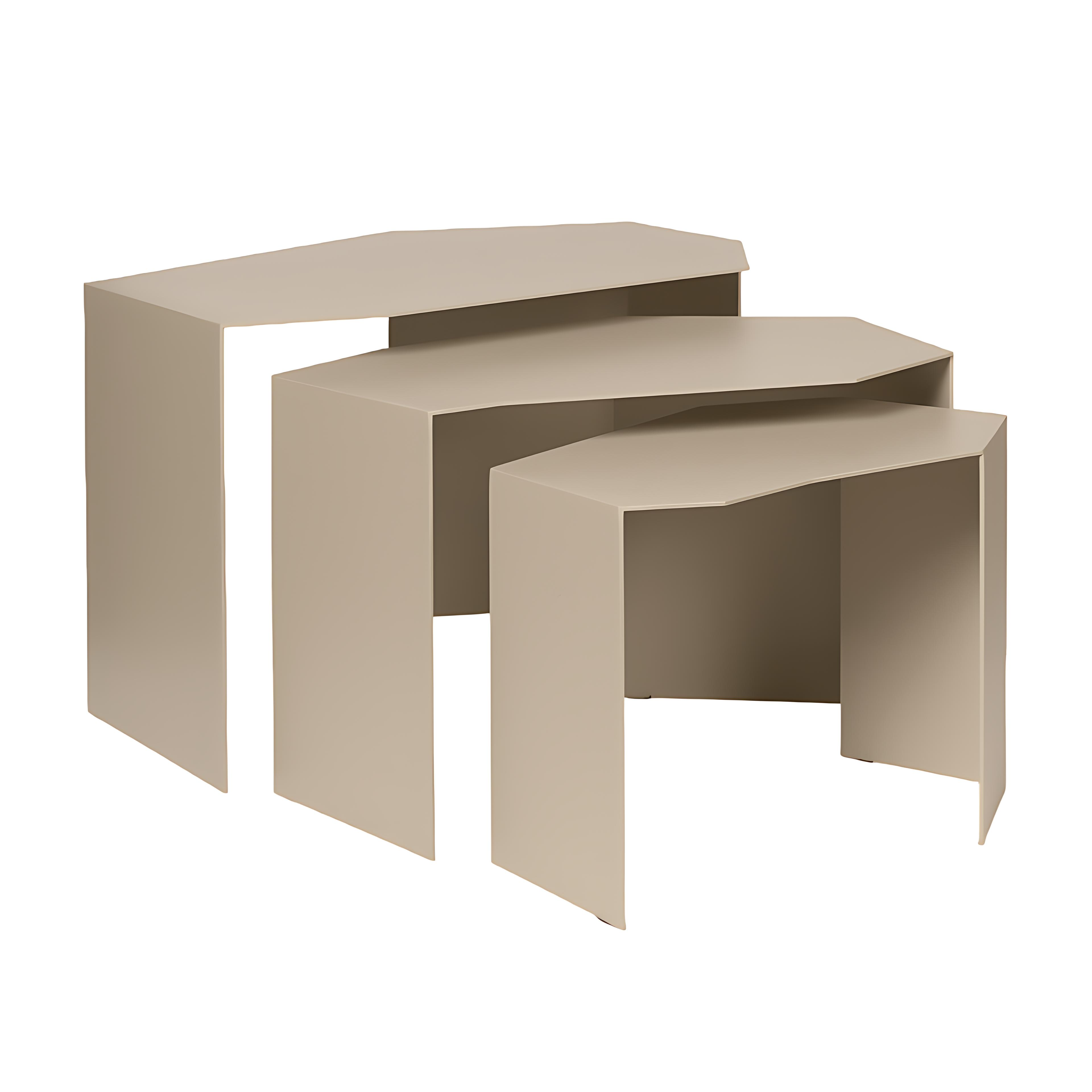 SHARD CLUSTER beige table set