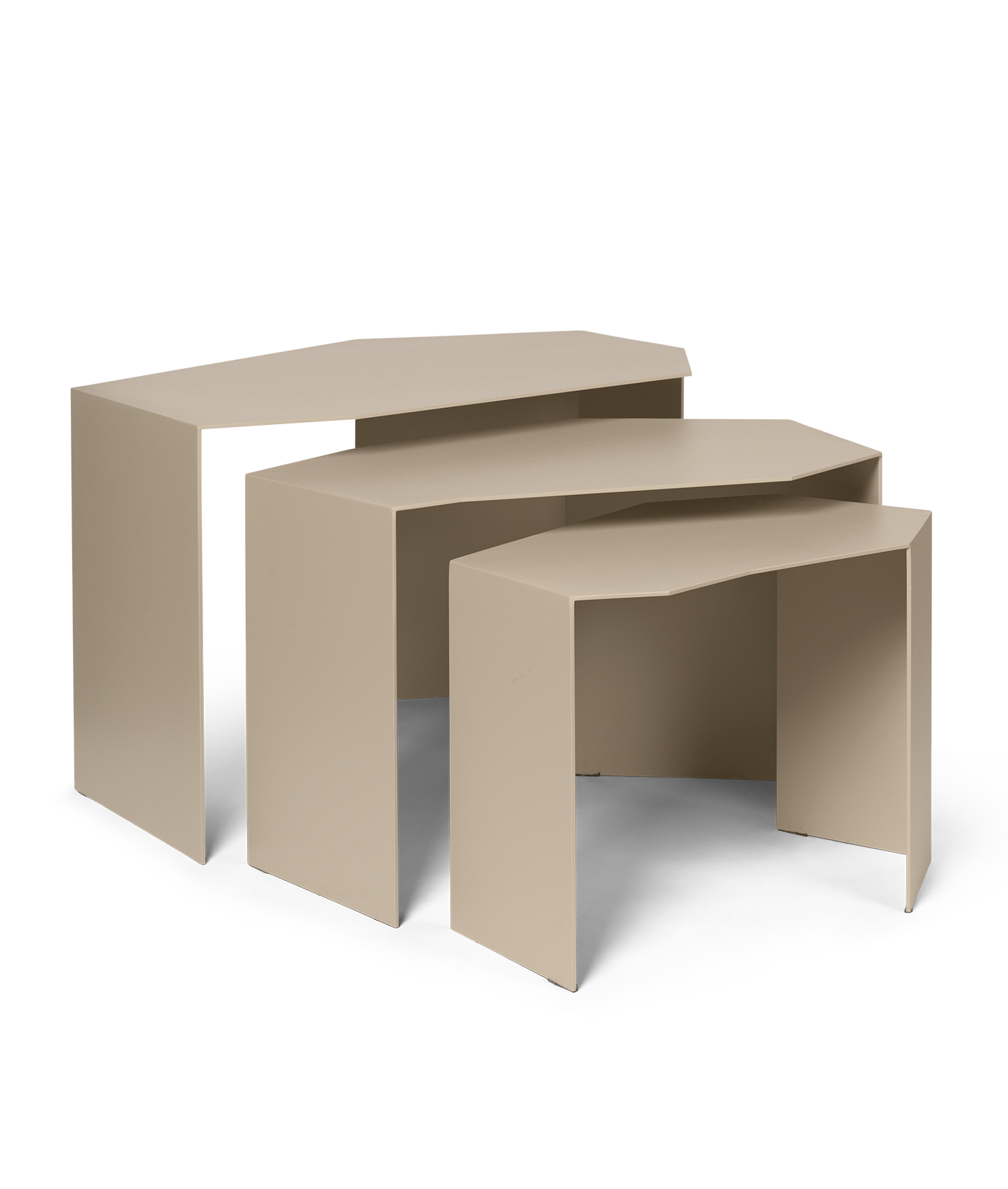 SHARD CLUSTER beige table set