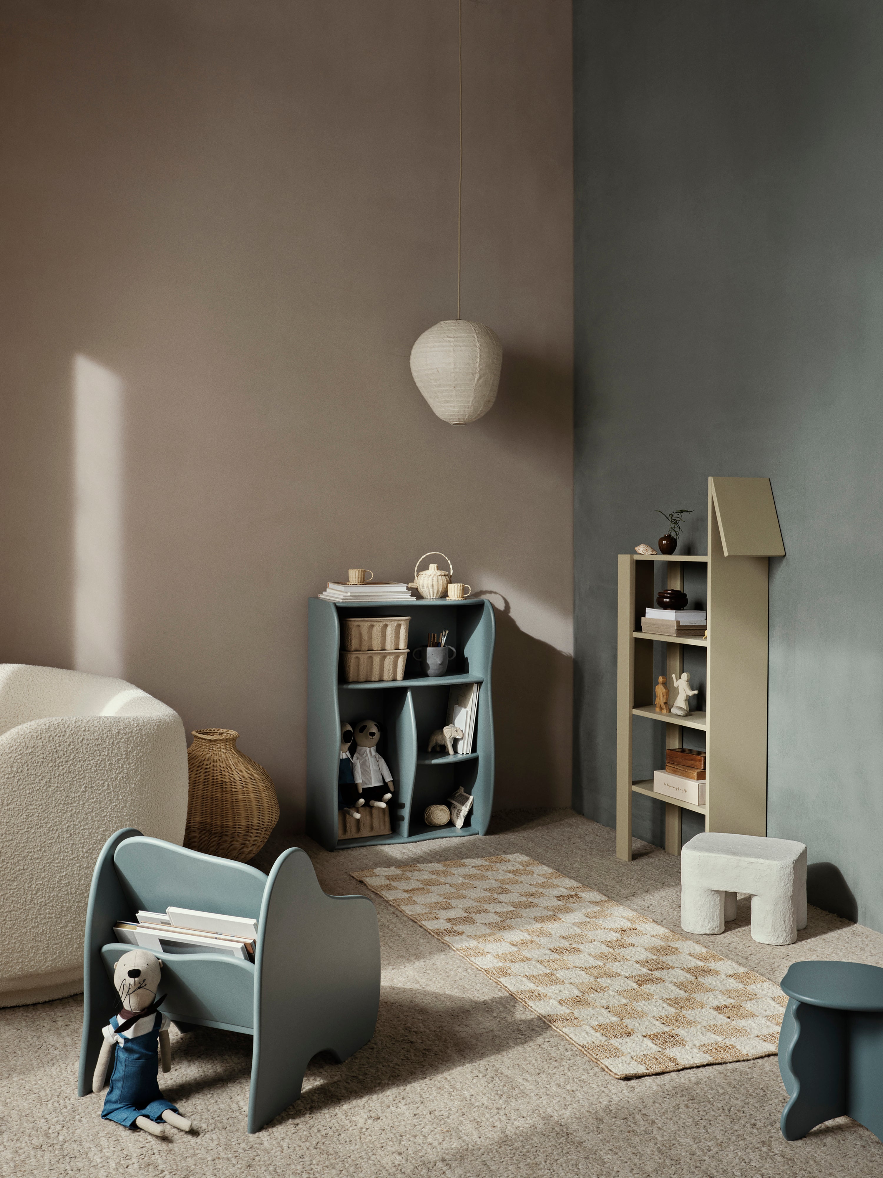 Lampshade kurbis paper wasi
