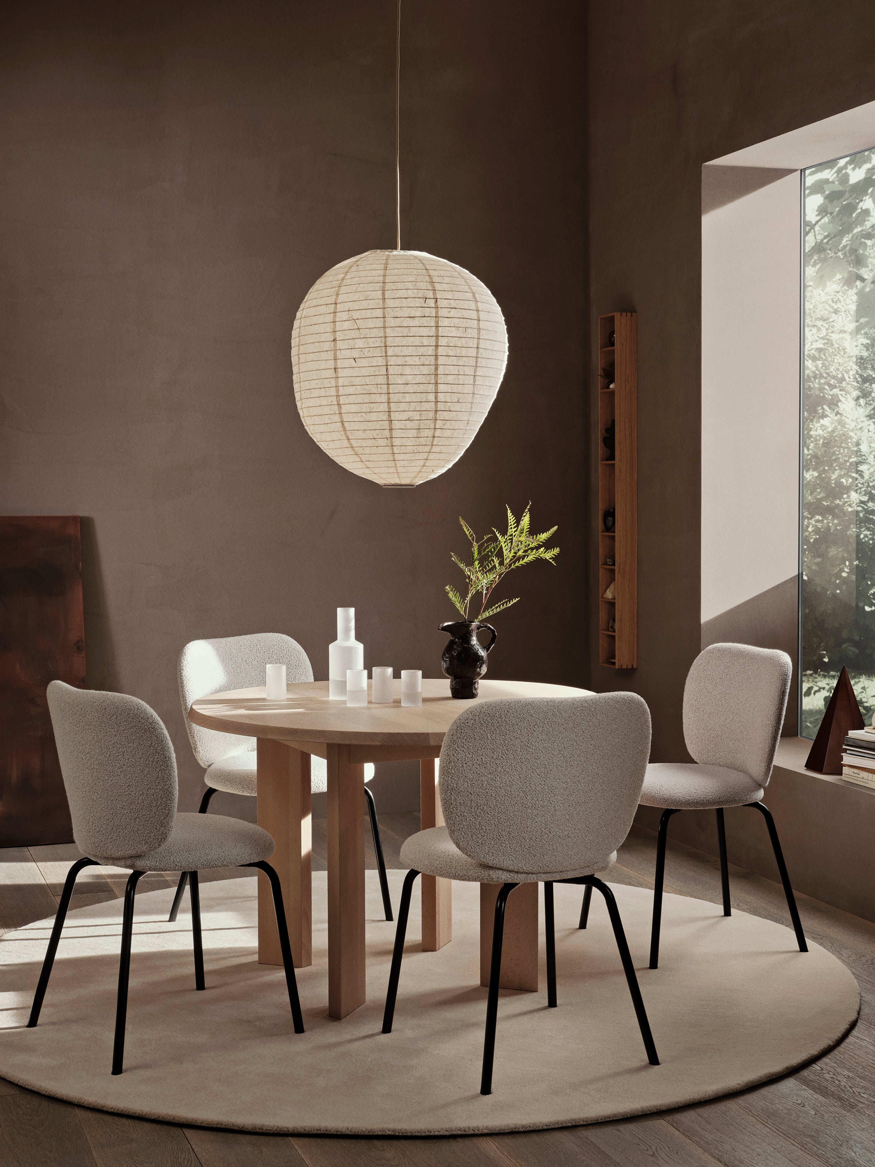 Lampshade kurbis paper wasi