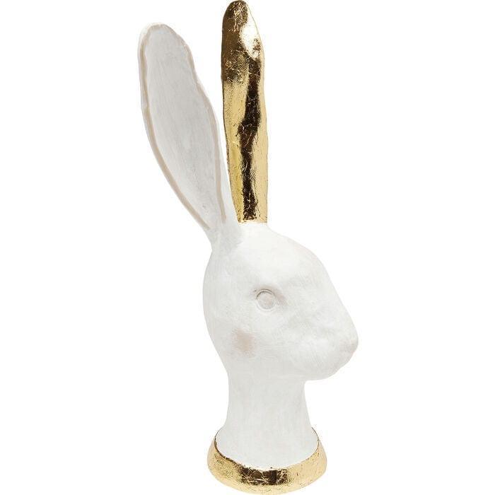 Figurka dekoracyjna BUNNY biały ze złotem Kare Design Eye on Design