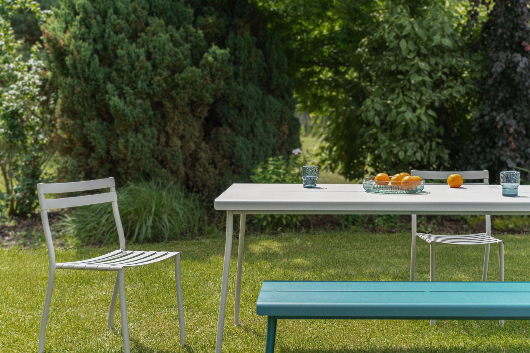 Gartenbank Flaner verzinkte Stahl