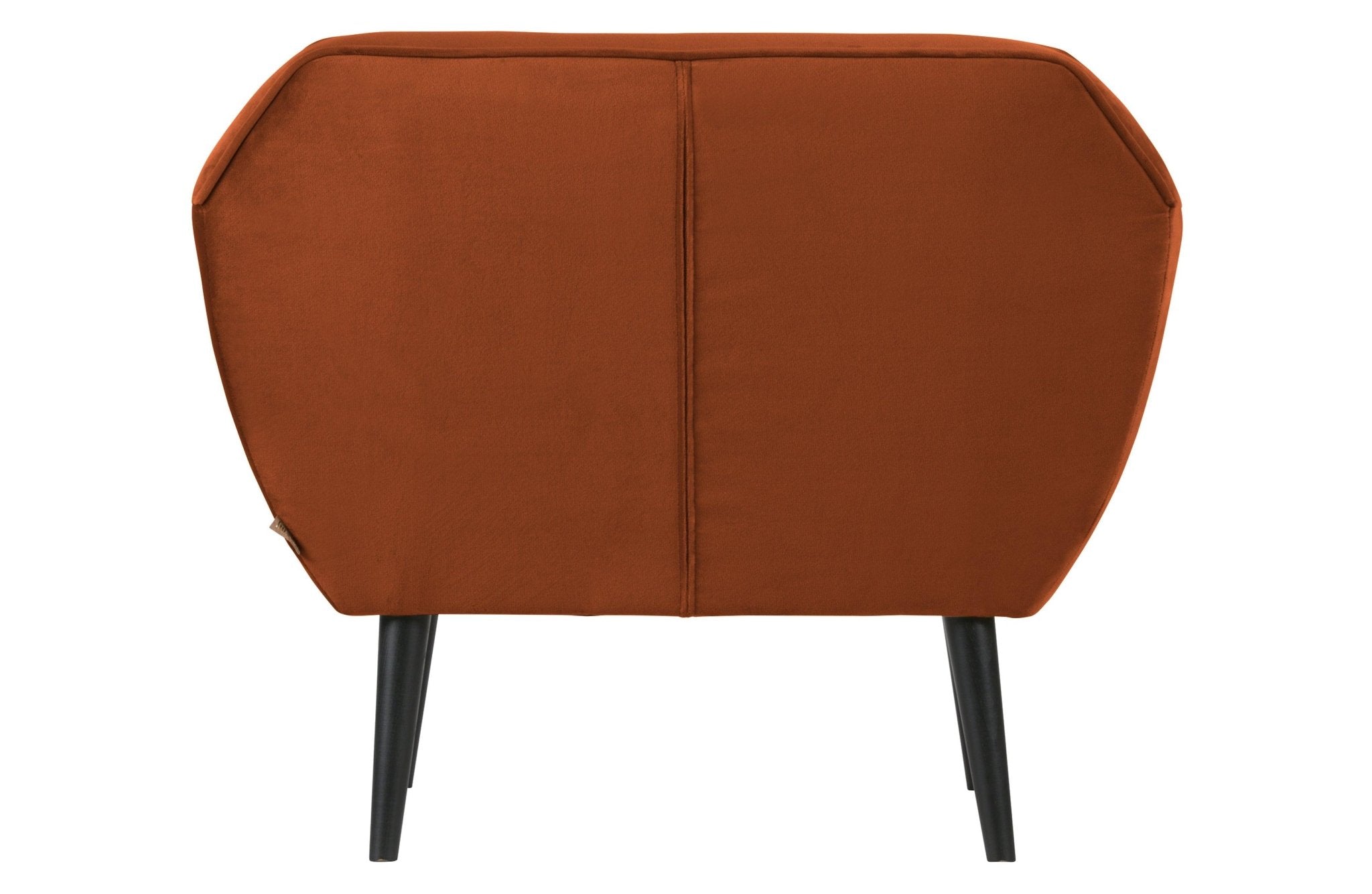 Fotel aksamitny ROCCO terracotta Woood Eye on Design