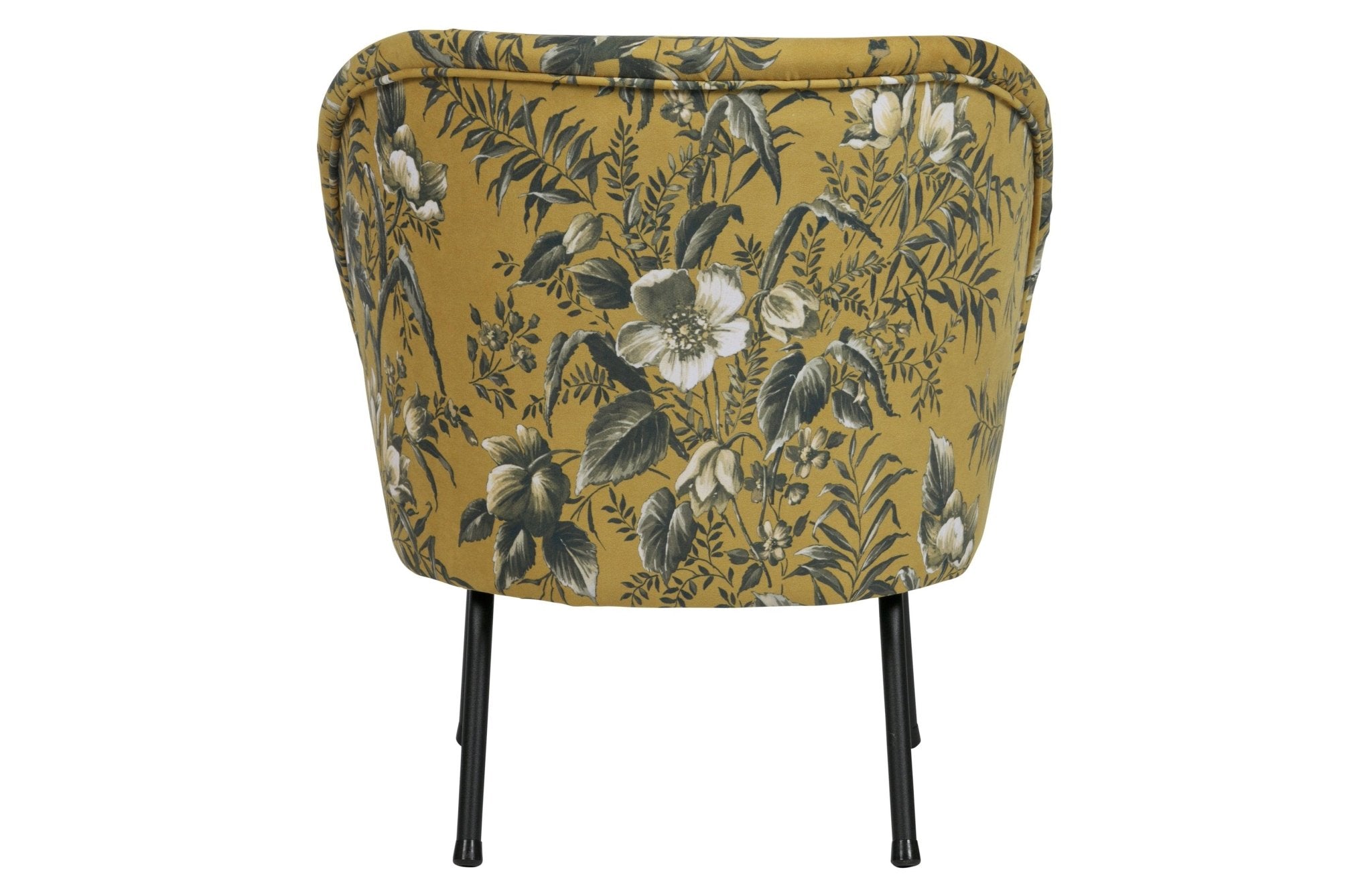Fotel aksamitny VOGUE POPPY musztardowy Be Pure Eye on Design