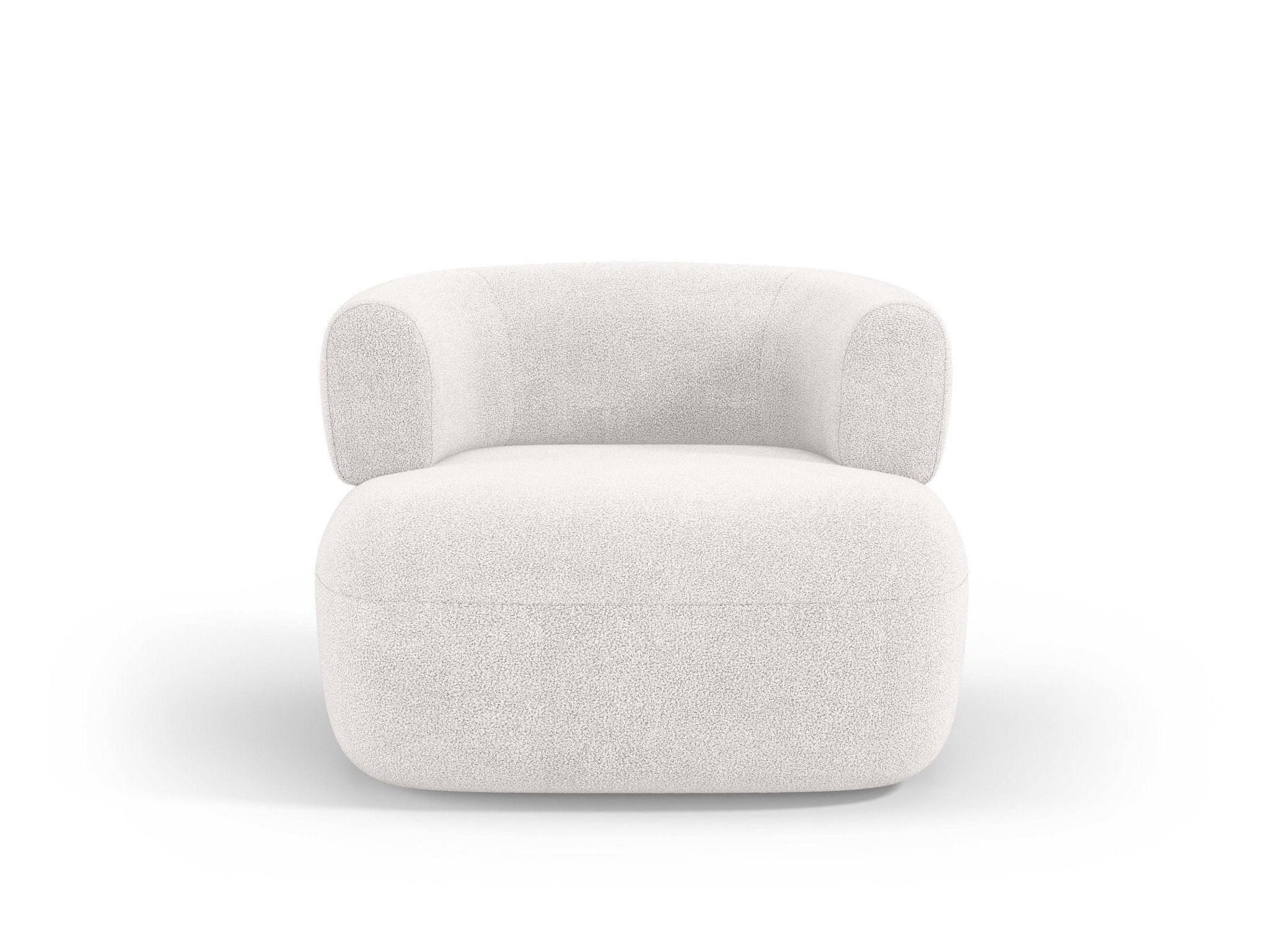 Fotel ALDRIN biały boucle Windsor & Co Eye on Design
