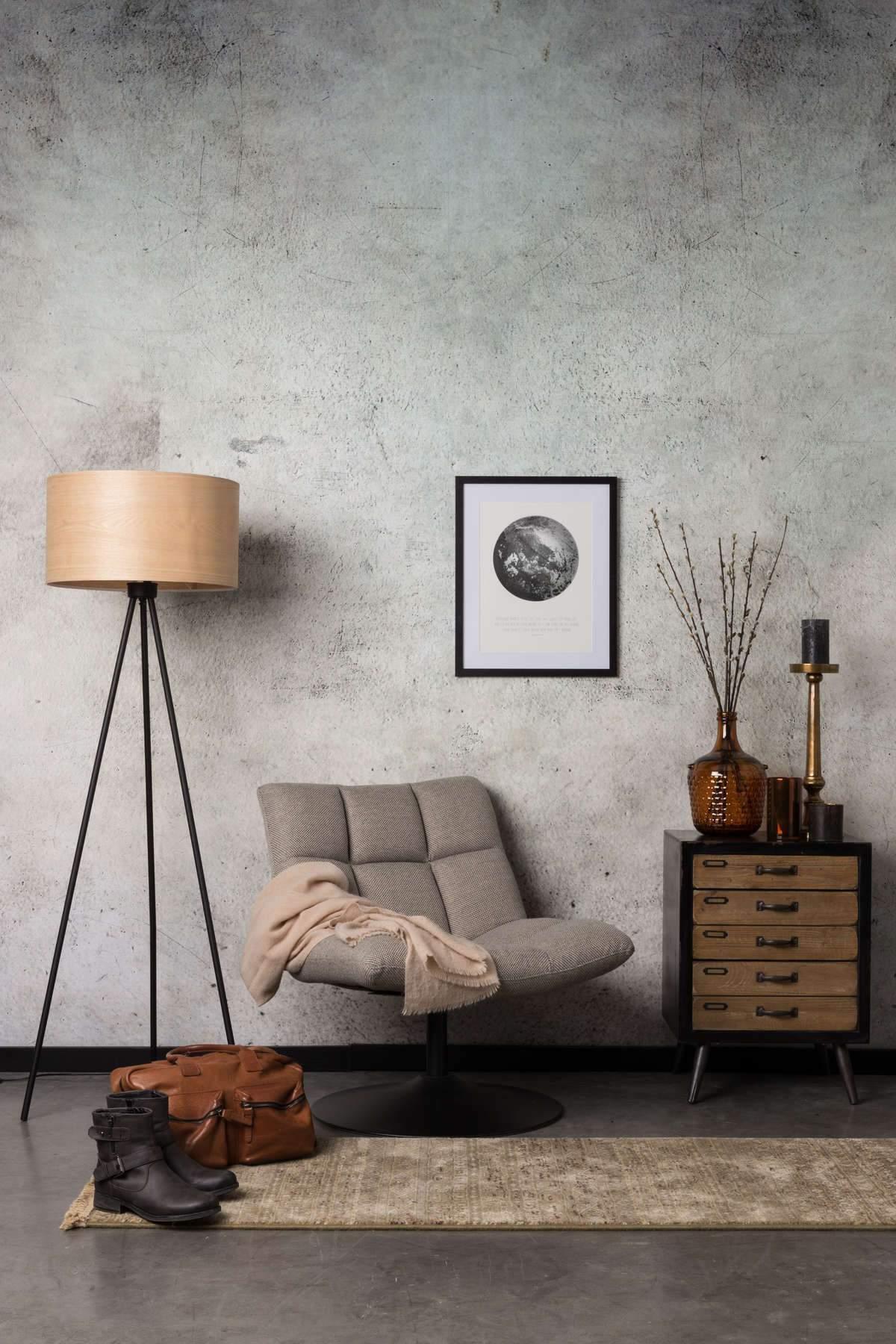 Fotel BAR jasnoszary Dutchbone Eye on Design