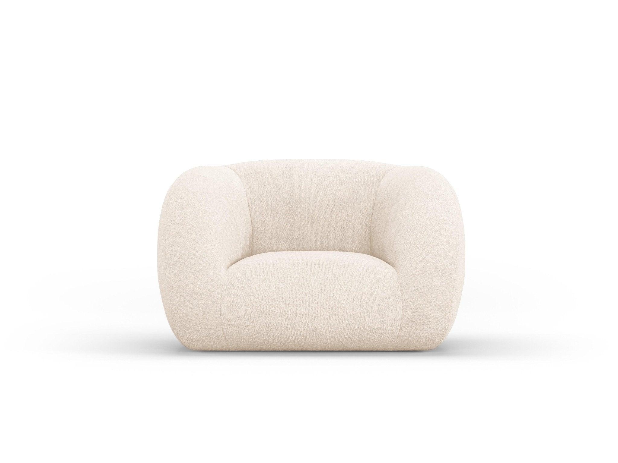 Fotel ESSEN beżowy boucle Cosmopolitan Design Eye on Design