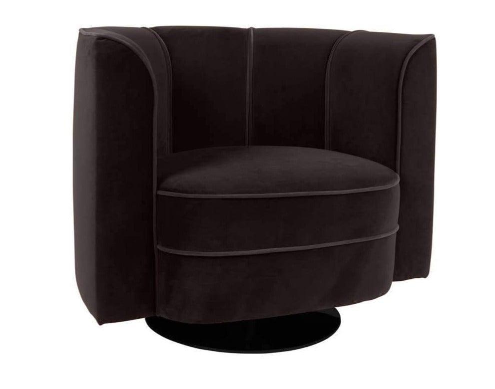 Fotel FLOWER czarny Dutchbone Eye on Design